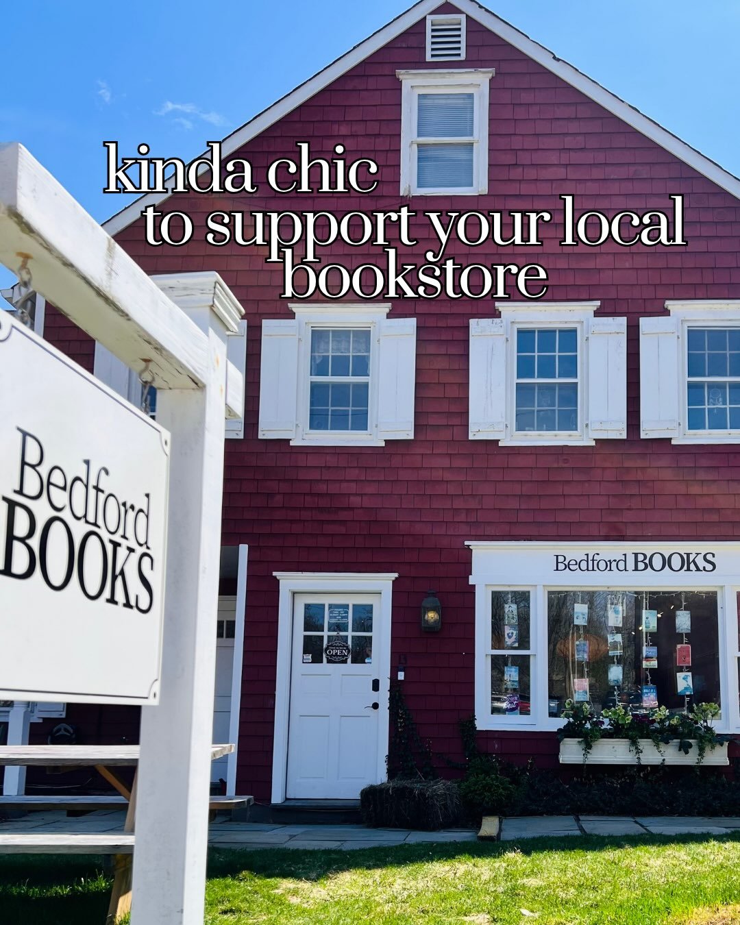 kinda chic to love books. 📚

#kindachic #bedfordbooks