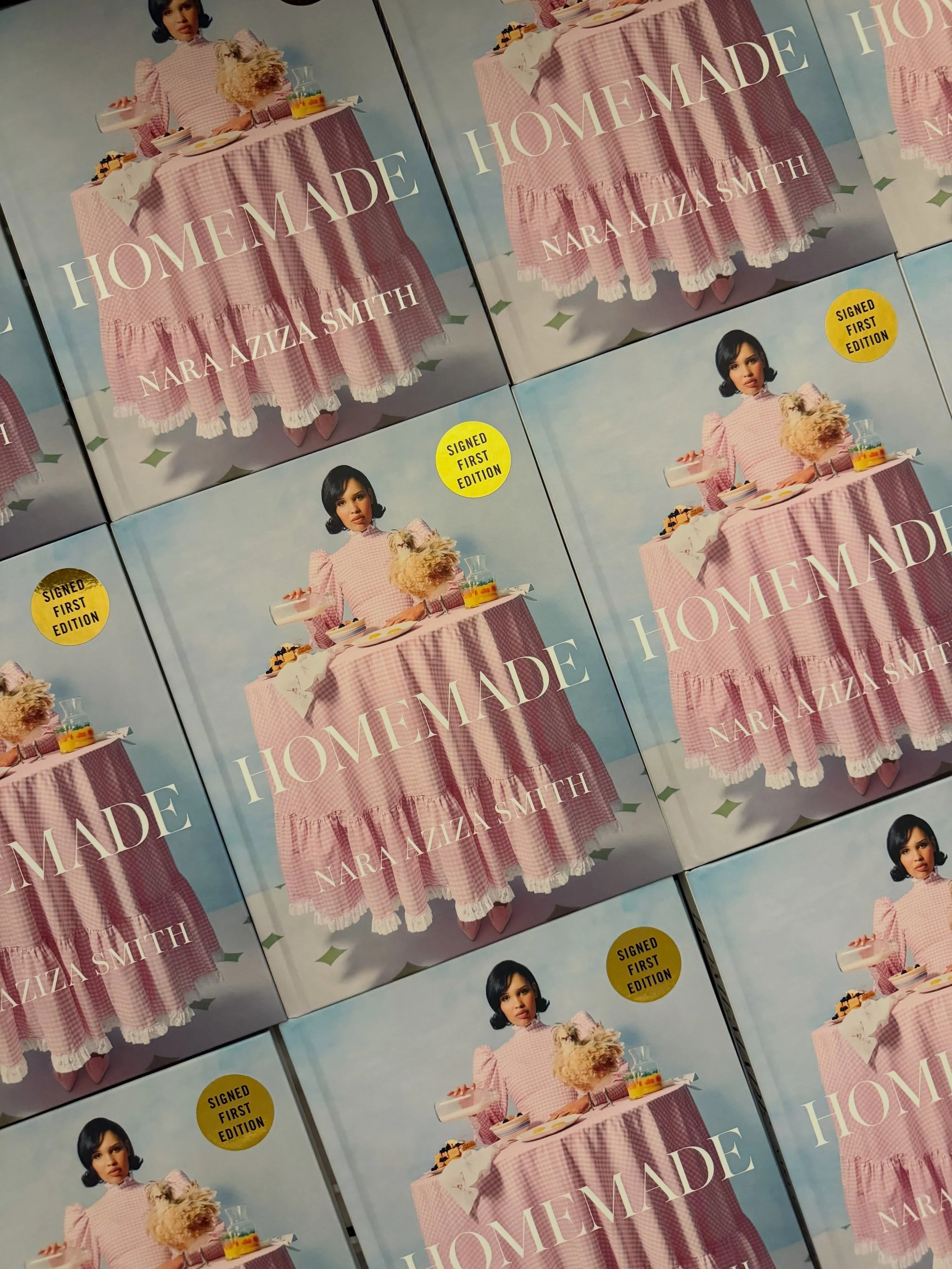 Our small but mighty team is hard at work packing up preorders of HOMEMADE by @narasmith ✨📚 

If you ordered a copy for pickup, keep an eye on your inbox&mdash;we&rsquo;ll email you as soon as it&rsquo;s ready. If you chose shipping, your book will 