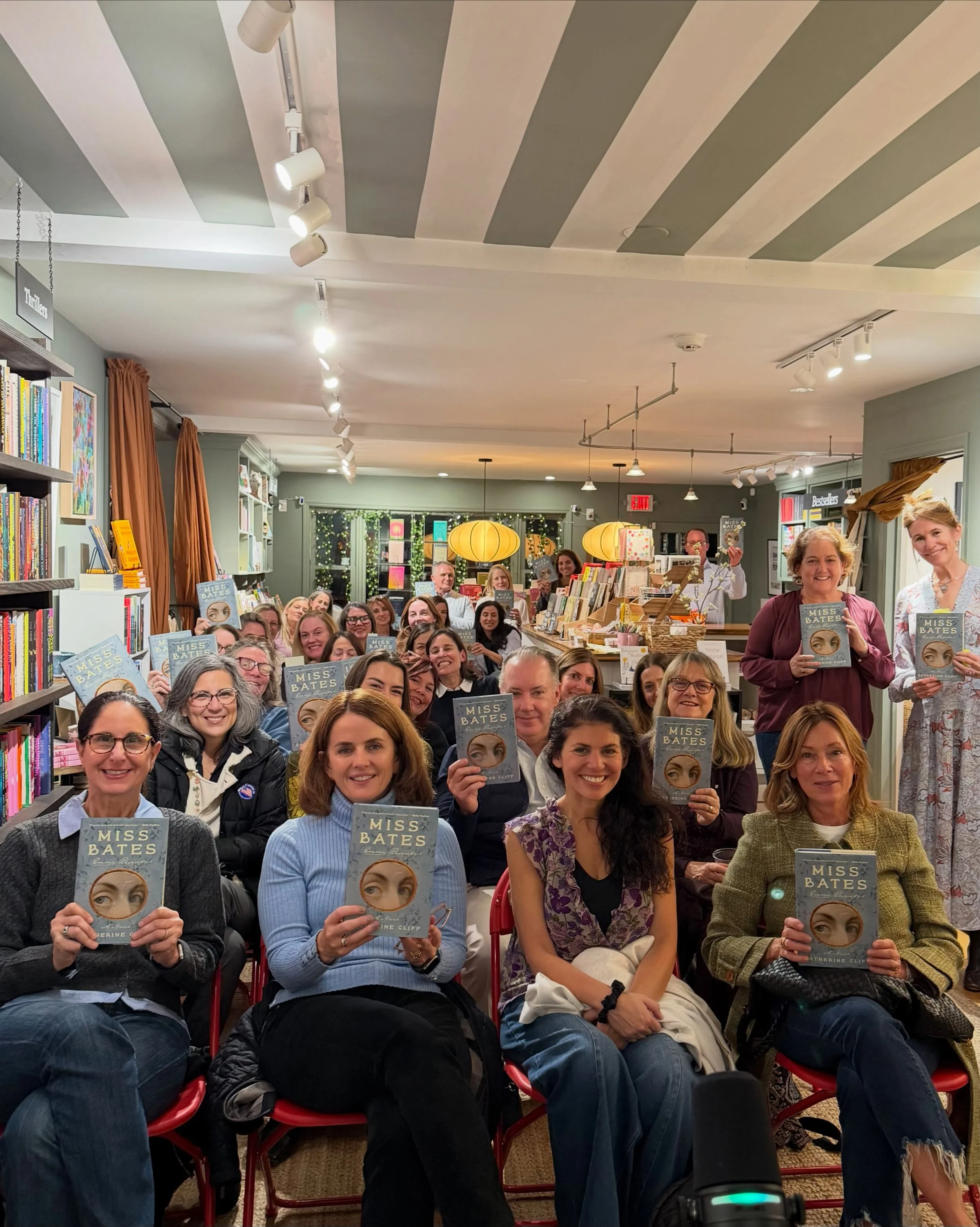 What a wonderful night! 💛📚

We loved welcoming Catherine Cliff for a conversation with Karen Dukess about her debut novel, MISS BATES! It was so much fun diving deep into the world of Jane Austen, exploring how she approached her writing and charac