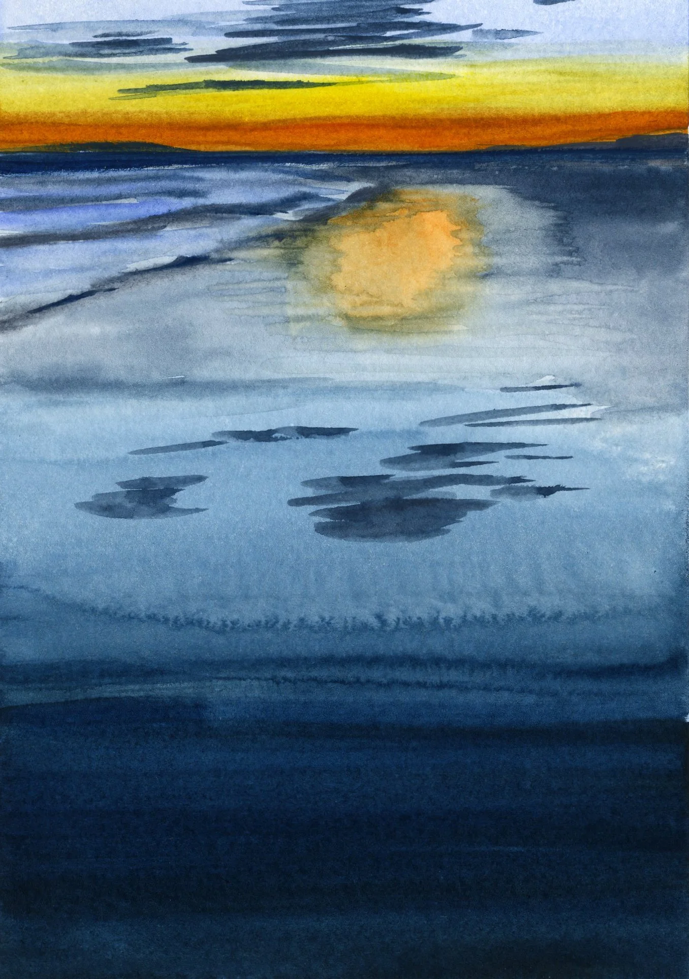 Sunset at Horseneck Study