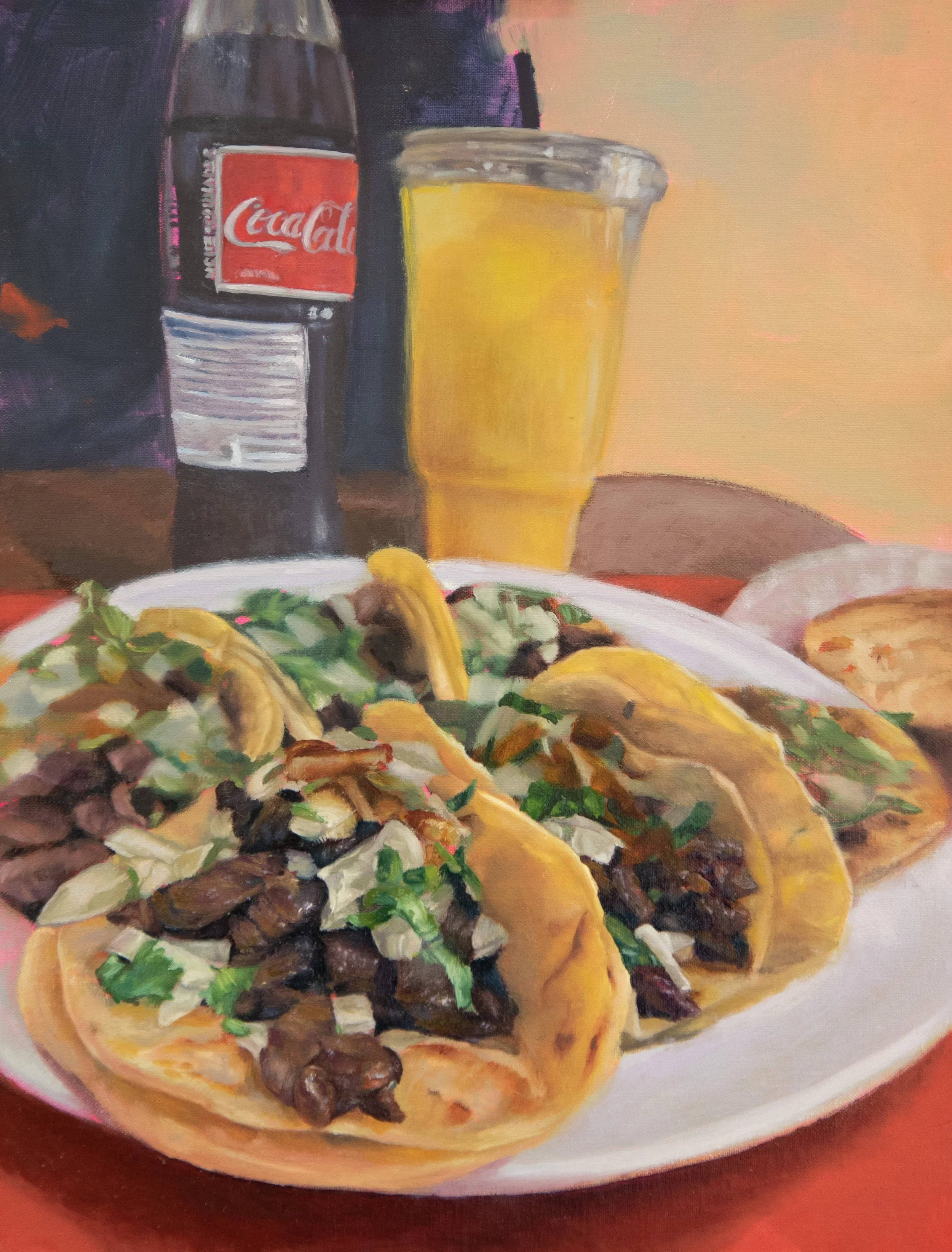 Taqueria La Herradura 12x16 oils on linen panel 