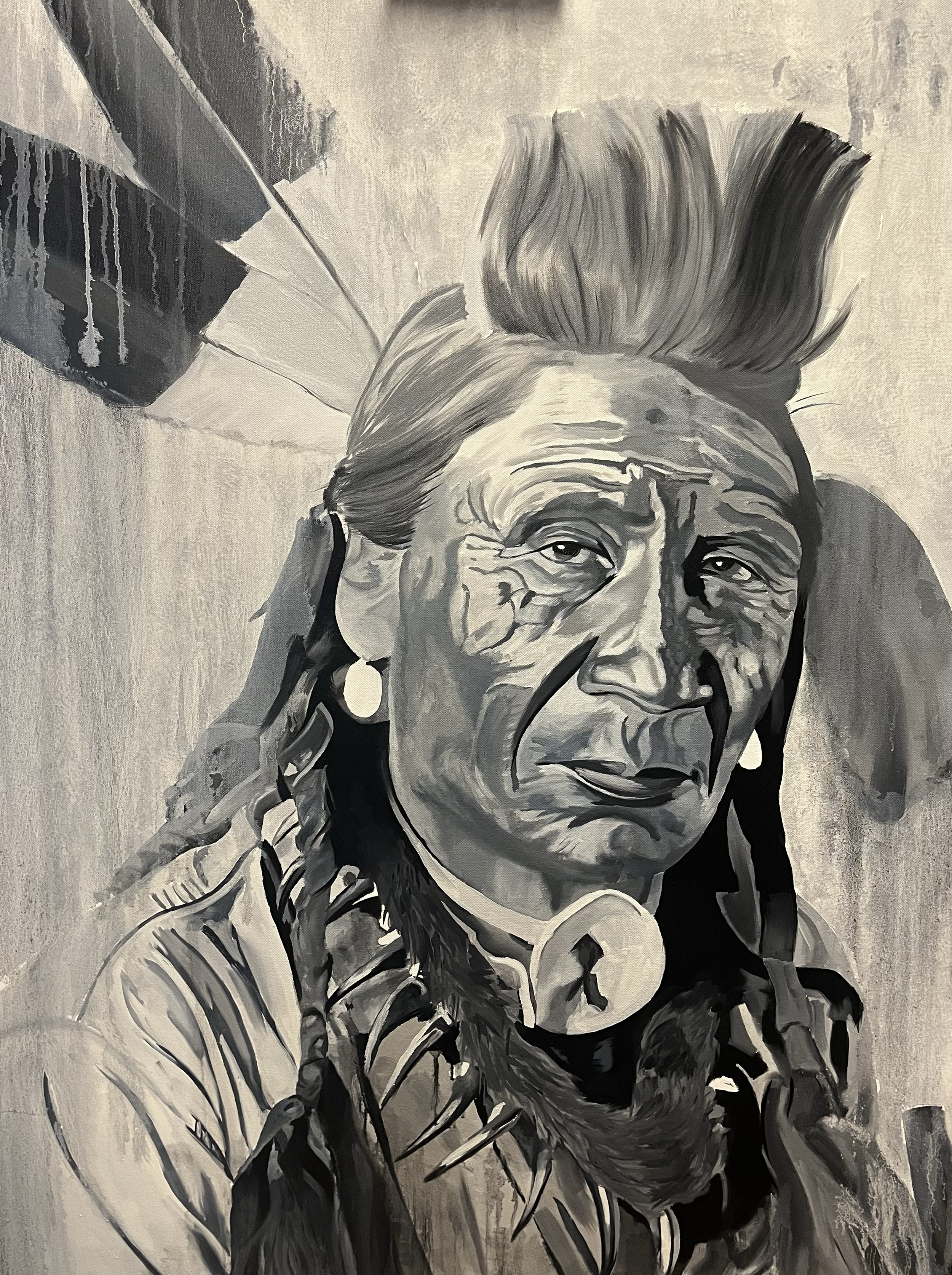 "untitled" 
36" x 48"
2024 
oils on canvas 