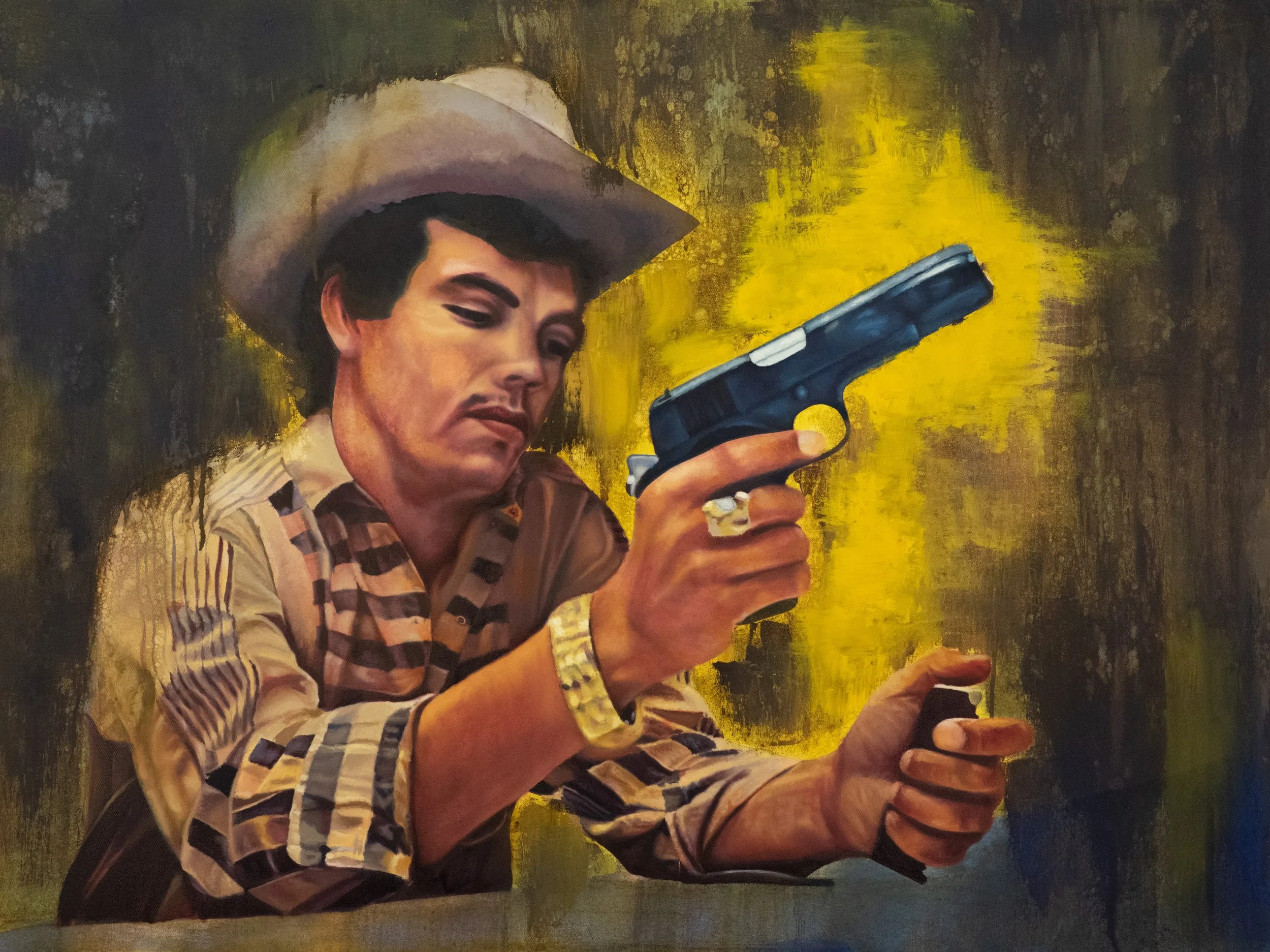 "Chalino" 
48"x60"
2024
oils on canvas 