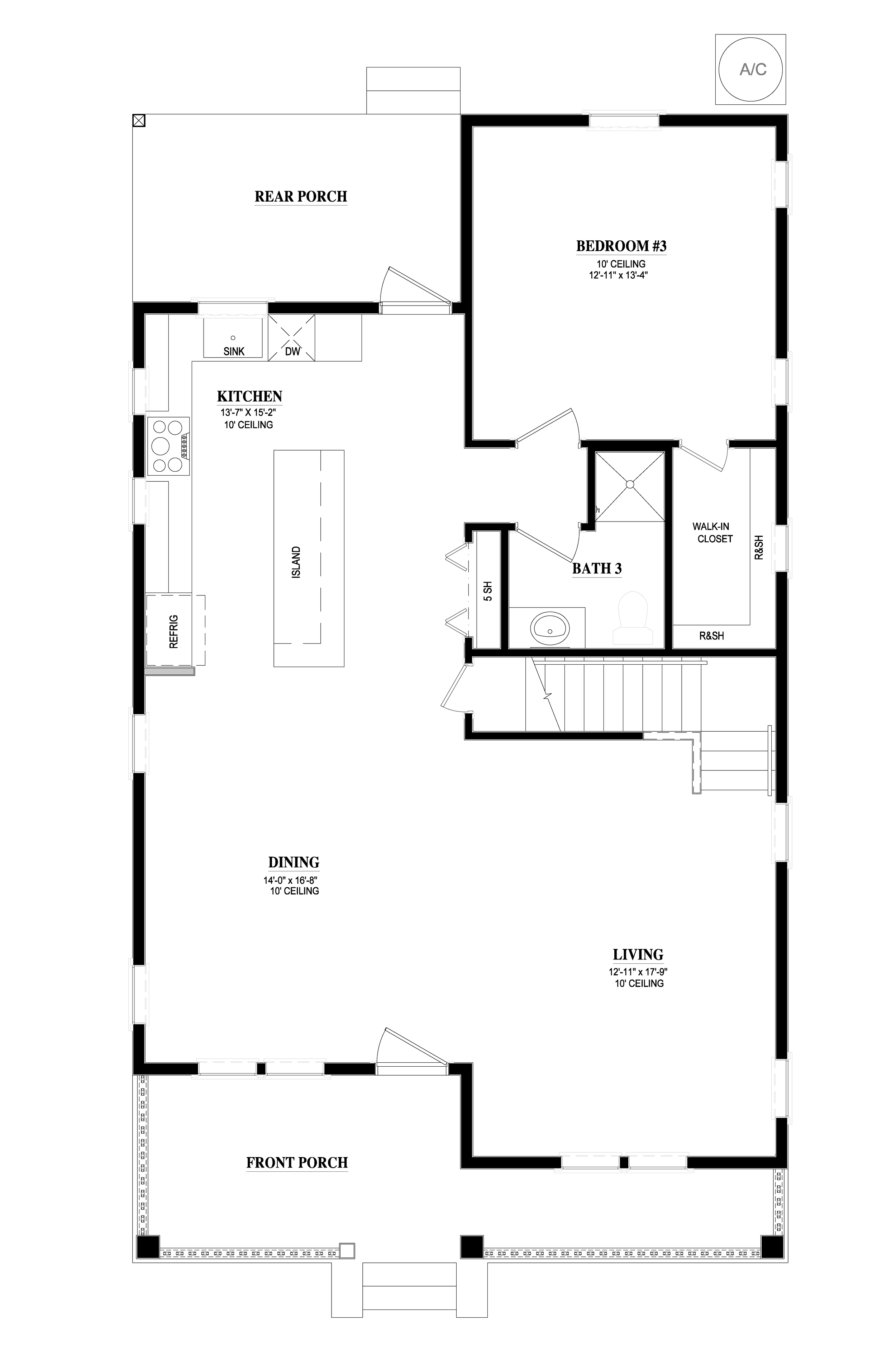 SAN SEBASTIAN 2296 1ST FLOOR PLAN