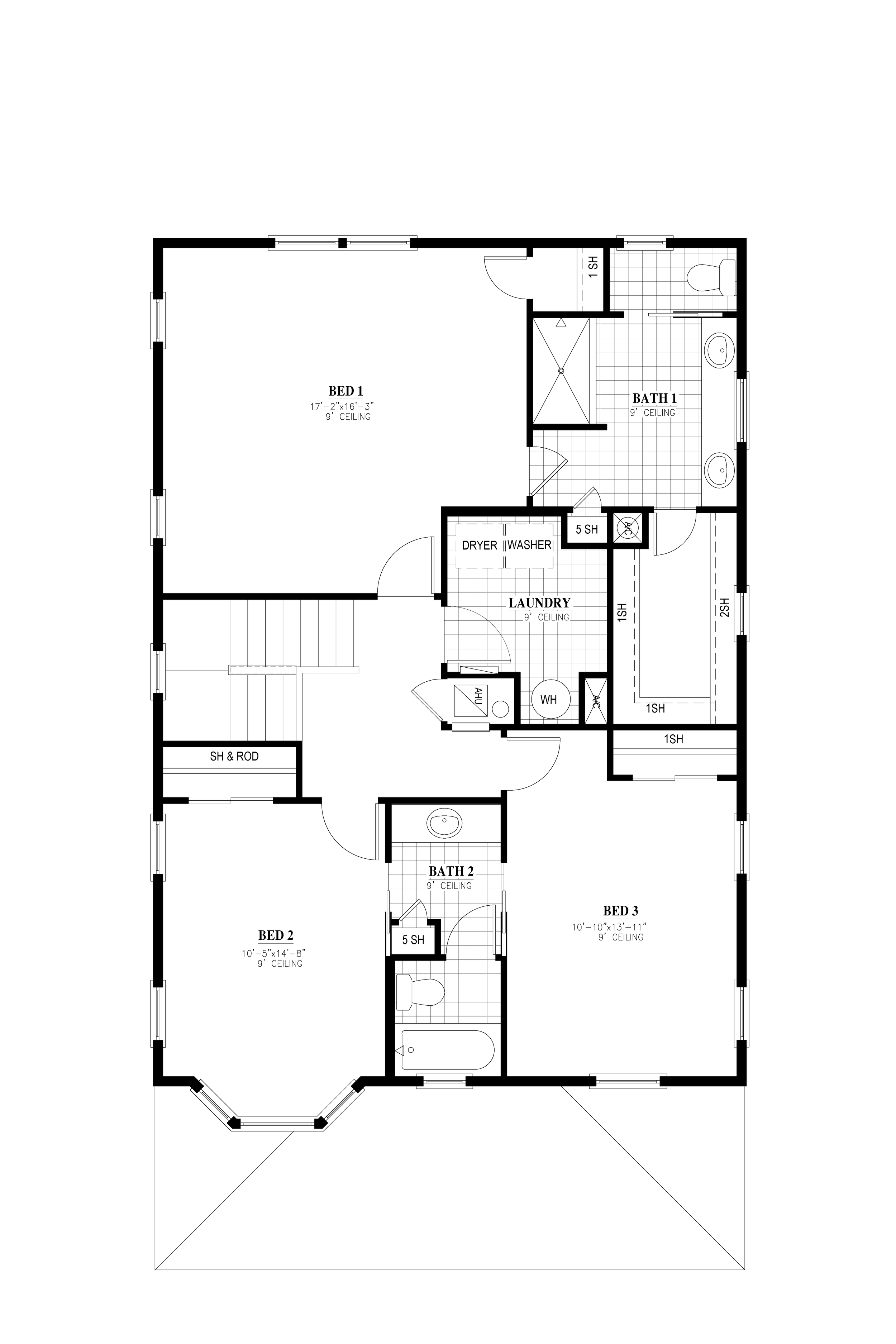SWEETWATER A 2nd floor plan