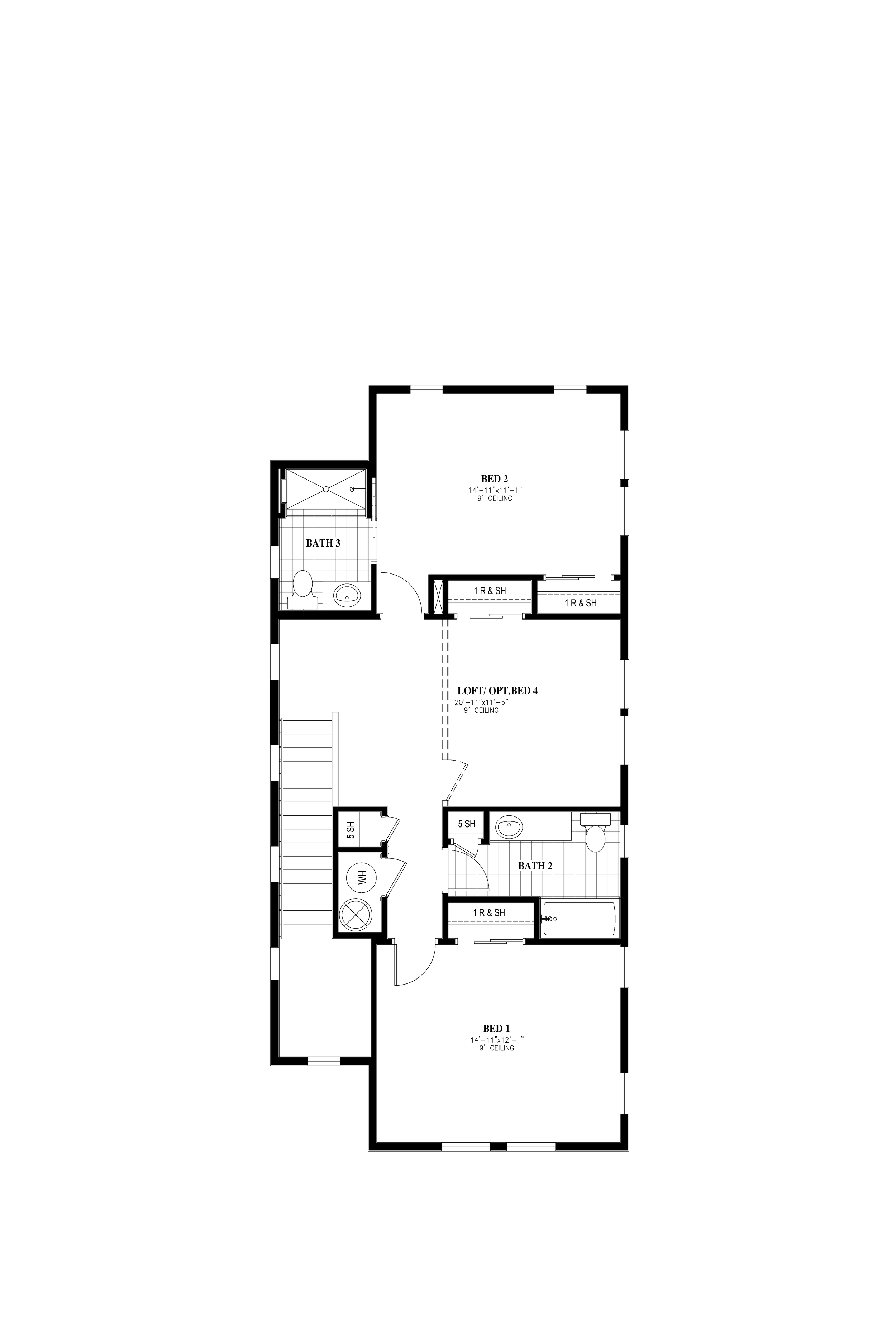 AMELIA 2ND FLOOR PLAN