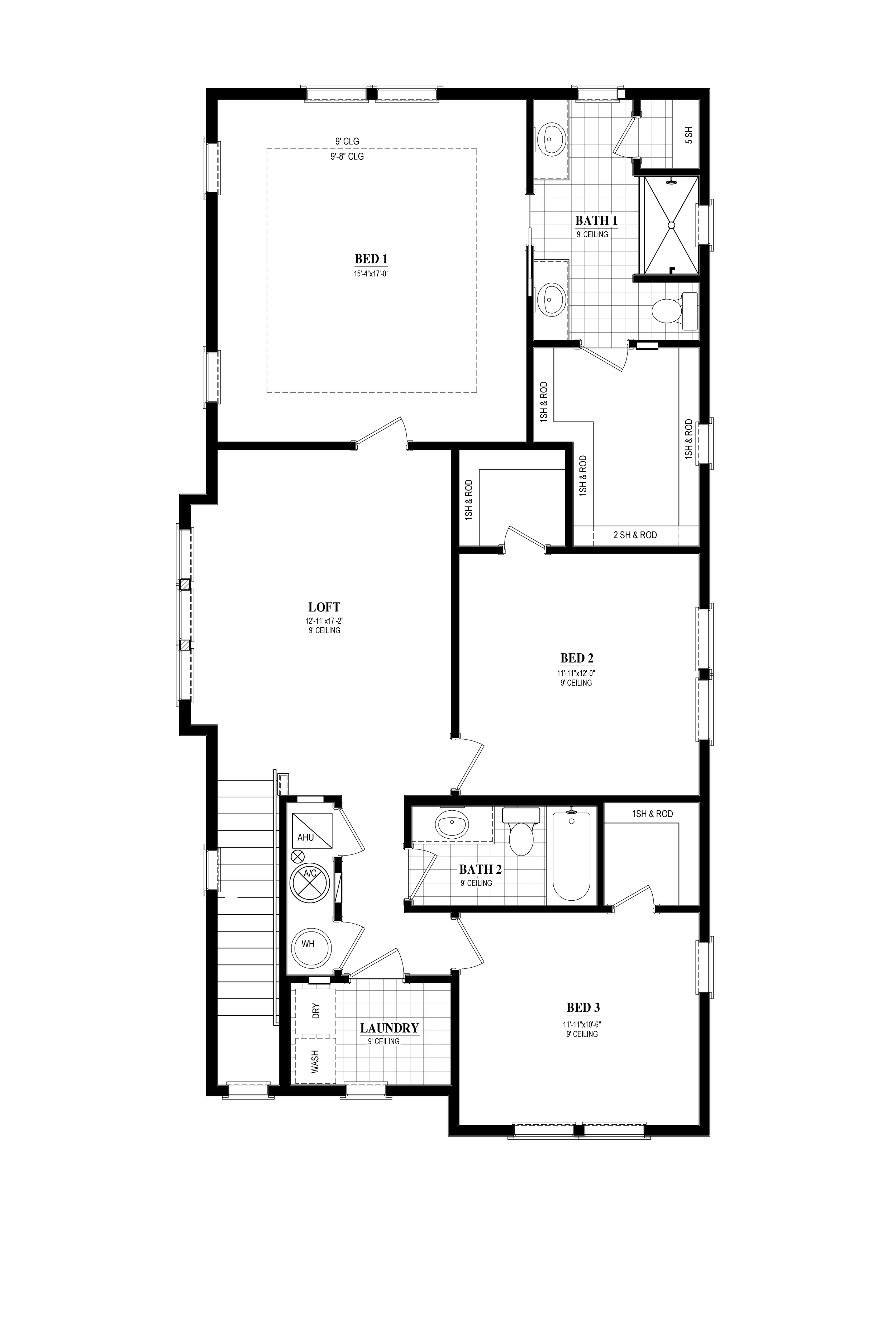 NEW BRUNSIWCK A 2nd floor plan