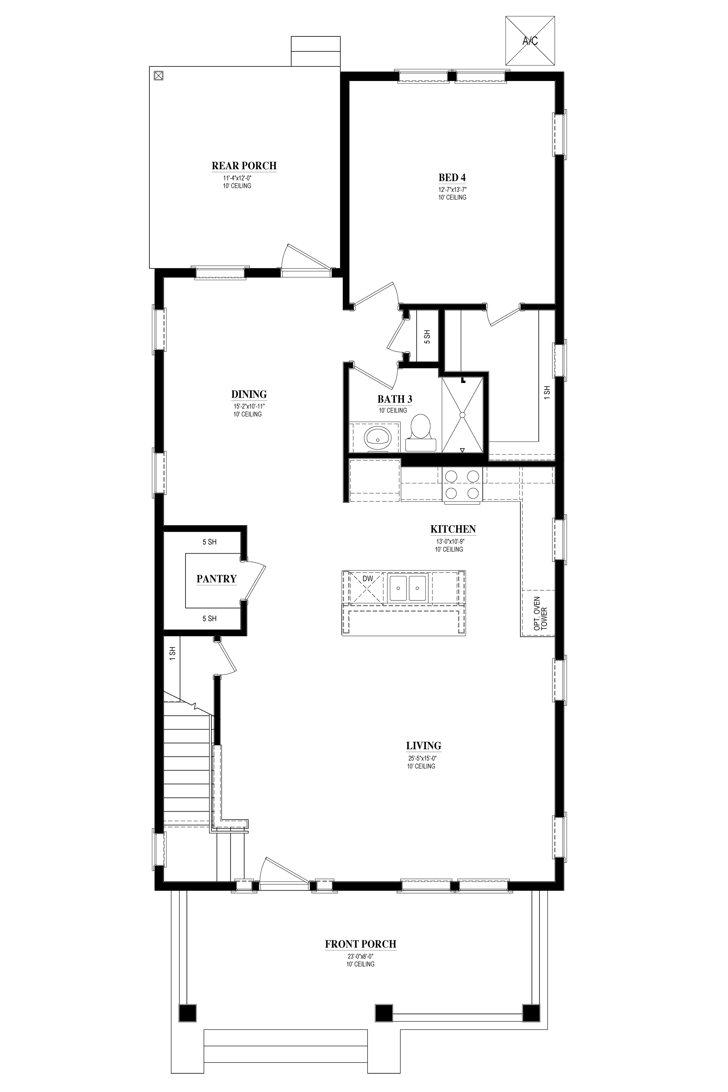 NEW BRUNSIWCK A 1st floor plan