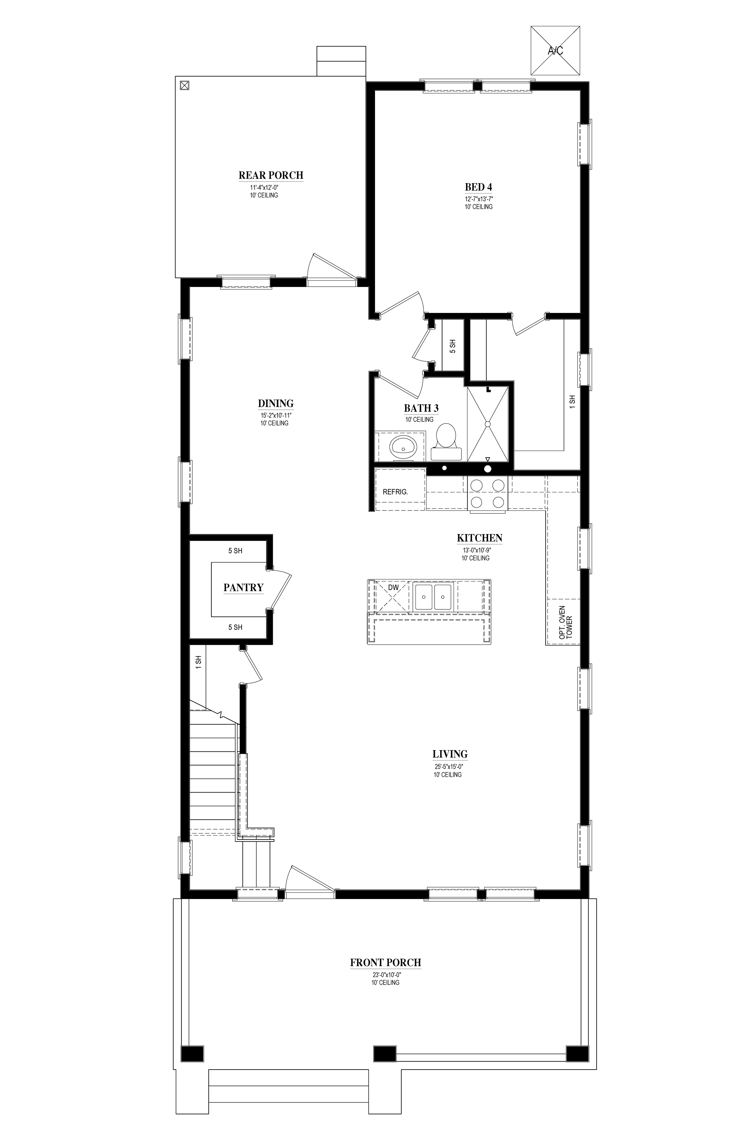 NEW BRUNSWICK PLAN -B 1st floor plan