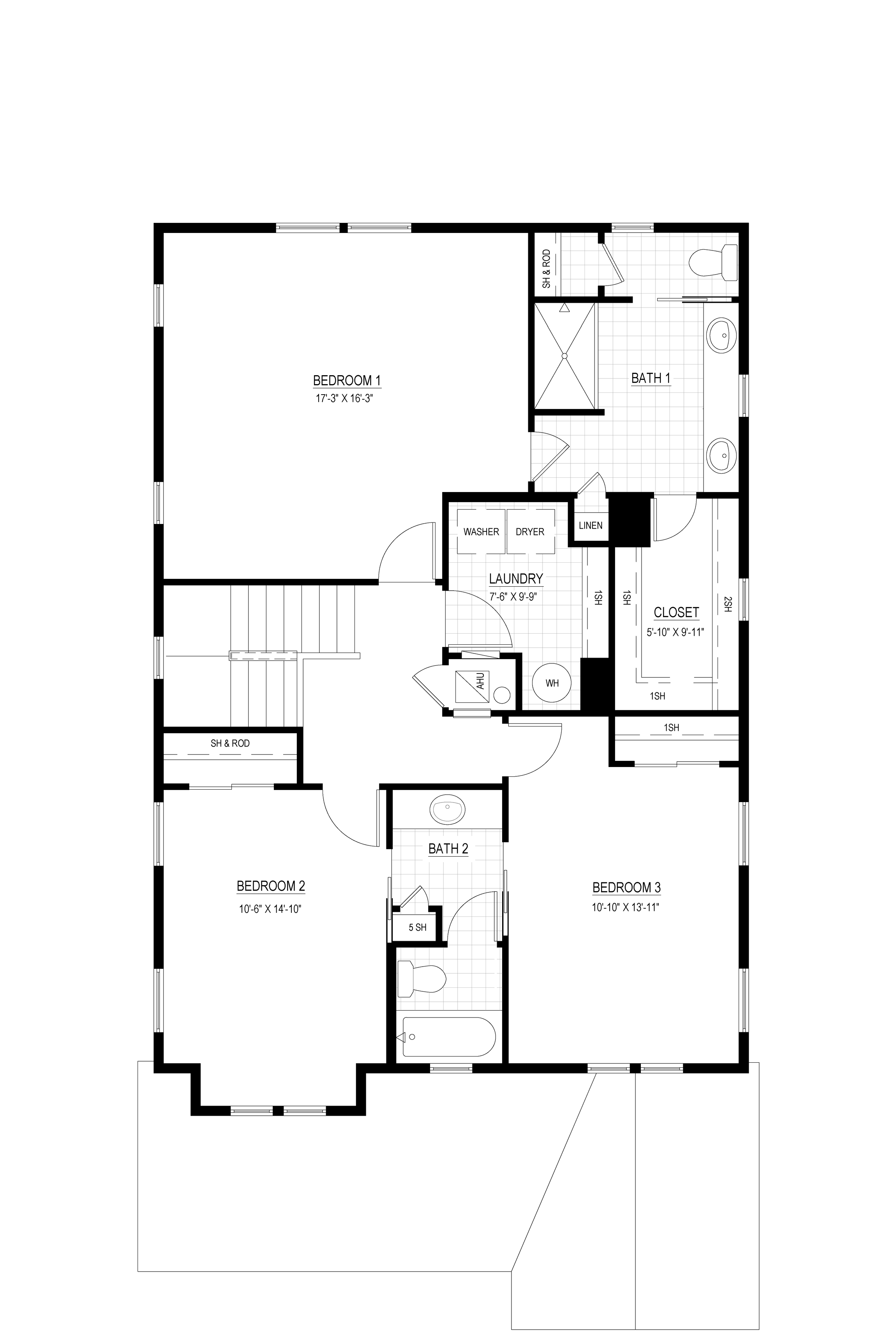 SWEETWATER B 2nd floor plan