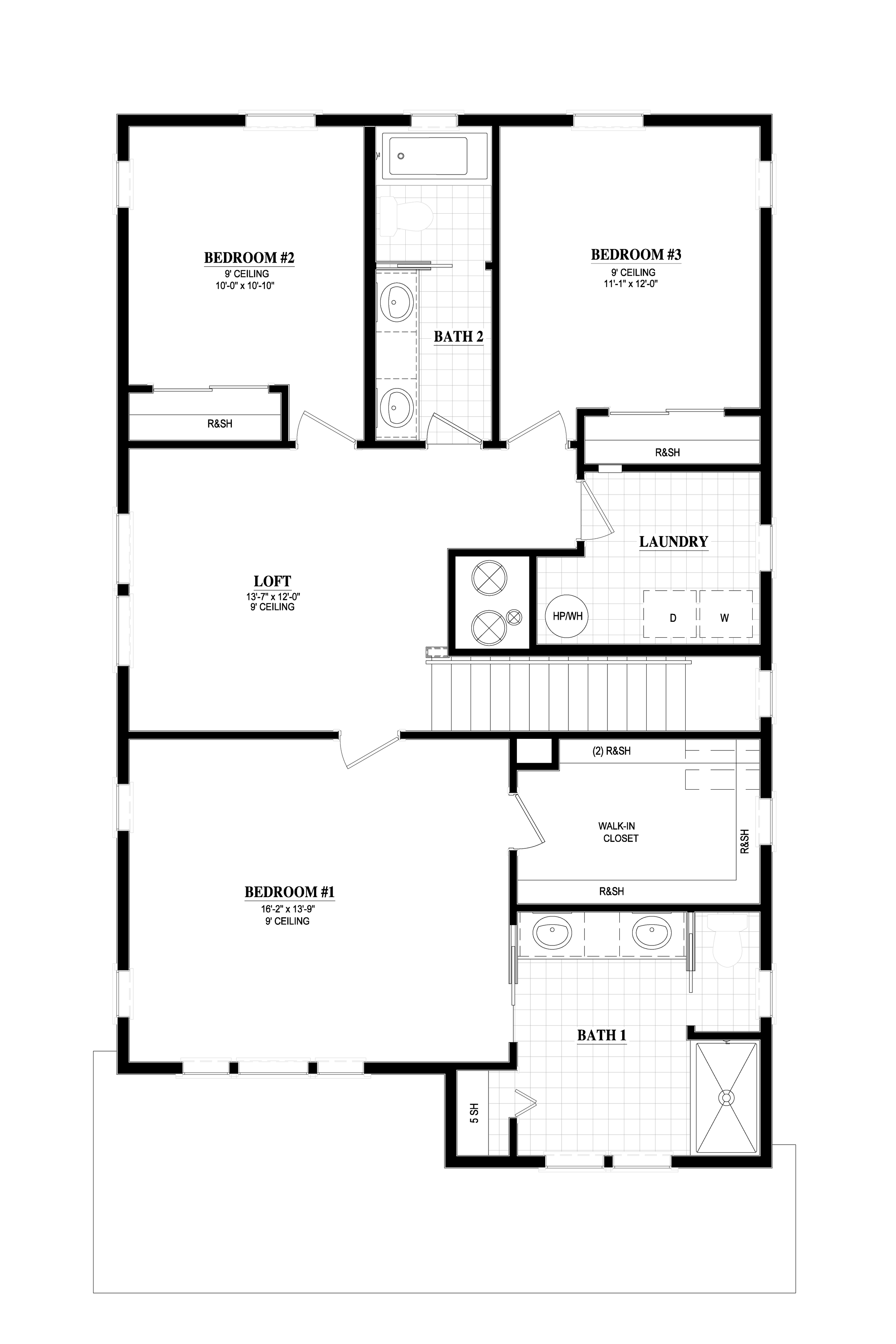 SAN SEBASTIAN 2296 2ND FLOOR PLAN