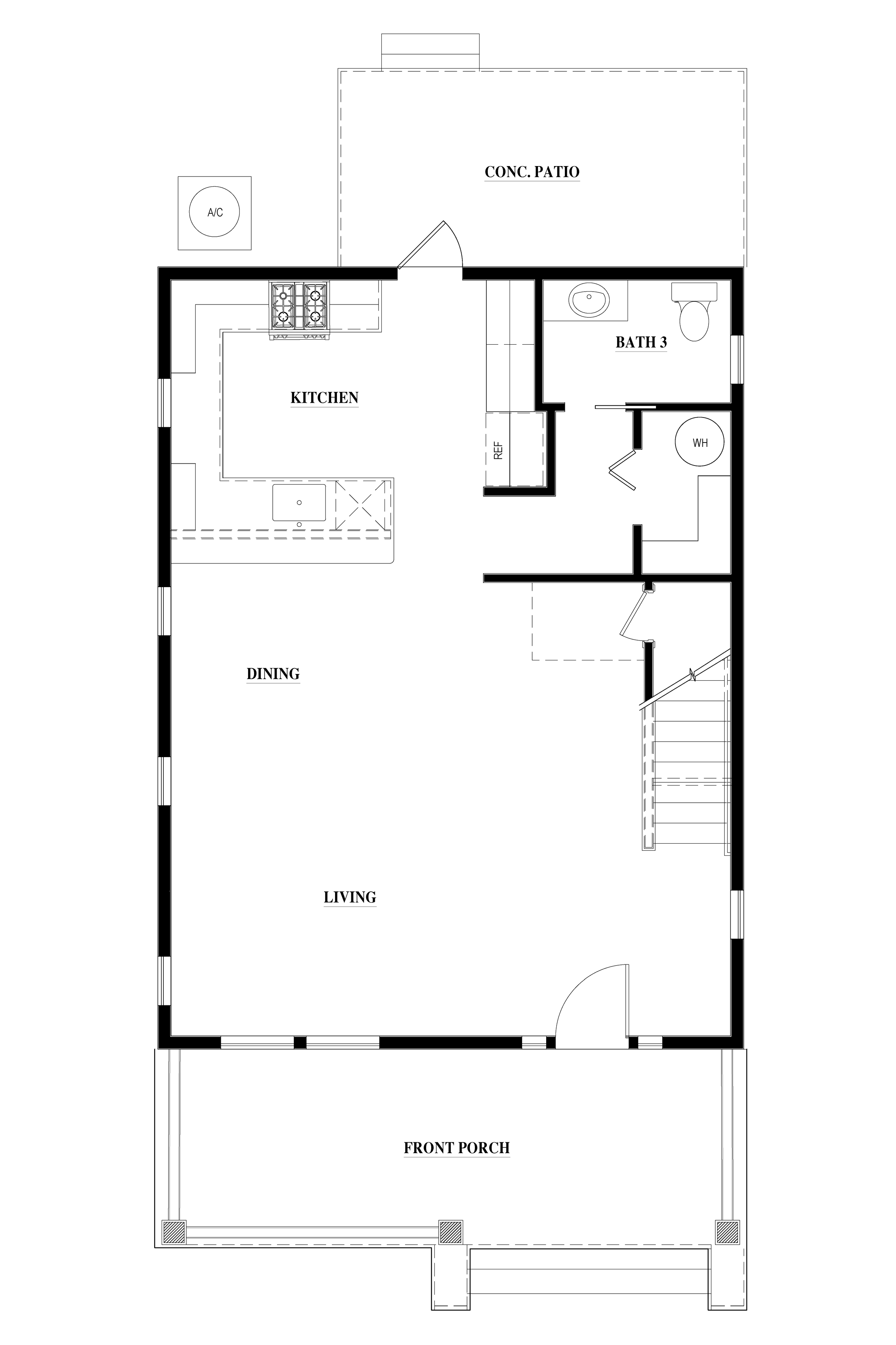 CARRABELLE C 1ST FLOOR PLAN