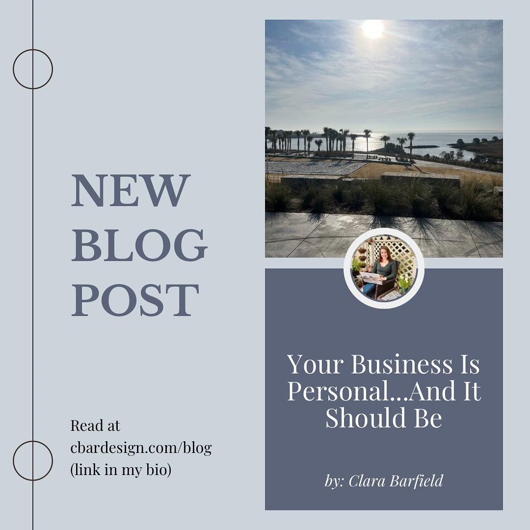 I had some revelations while I ran hill sprints this morning - your business is personal and I&rsquo;m all about finding what makes your business unique. That will always come from the personal touch you provide, your background, your story, your ind
