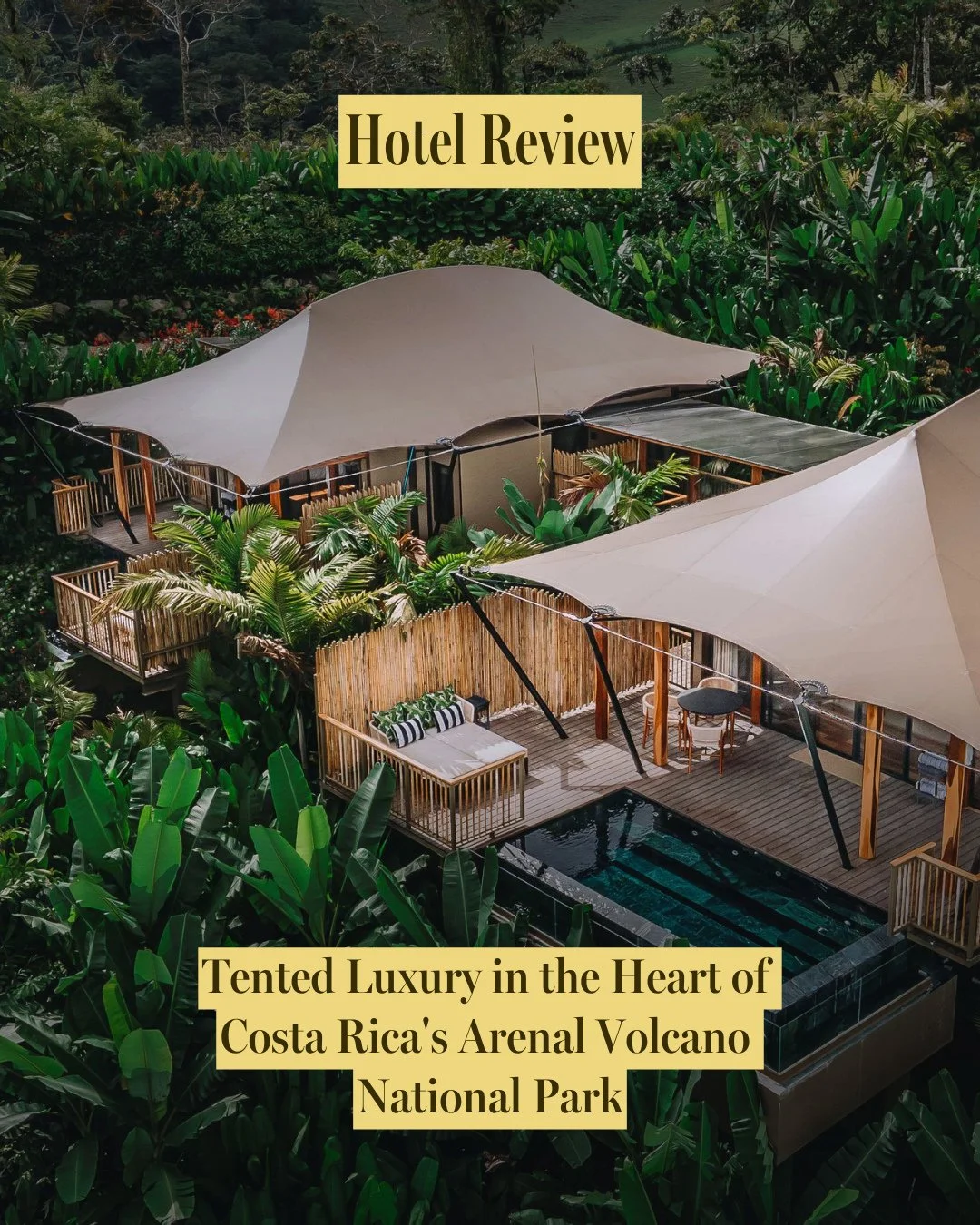 Step into the wild at Nayara Tented Camp, where every detail invites a fully immersive rainforest experience. Safari-style tents on stilts, private hot spring plunge pools, and sweeping views of Costa Rica's Arenal Volcano National Park place you at 