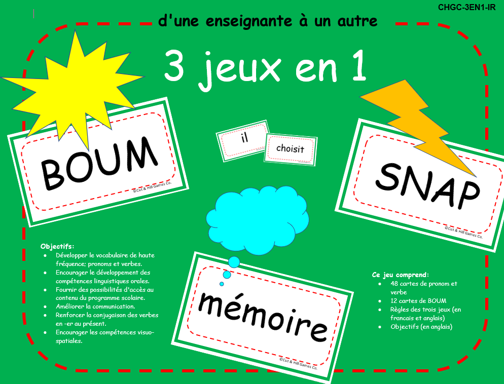 3 jeux en 1 - les verbes -ir au présent