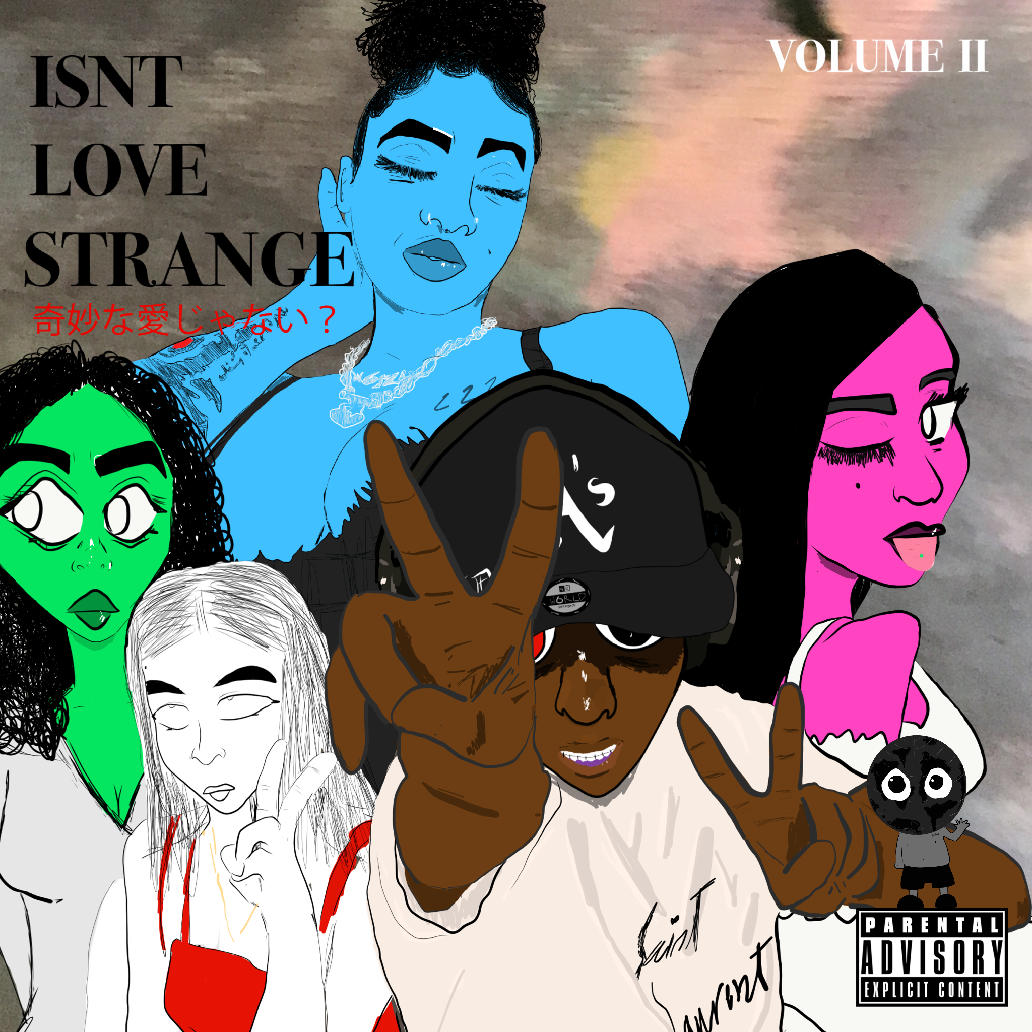 ISNT LOVE STRANGE 2 (30X30)