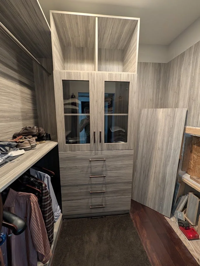 Closet Reorganization (Before)