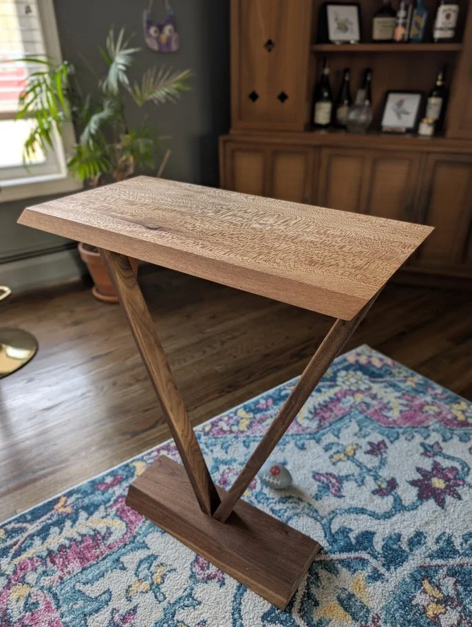 Side Table (Sycamore and Walnut)