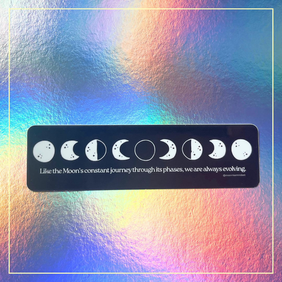 Moon Phases Vinyl Sticker