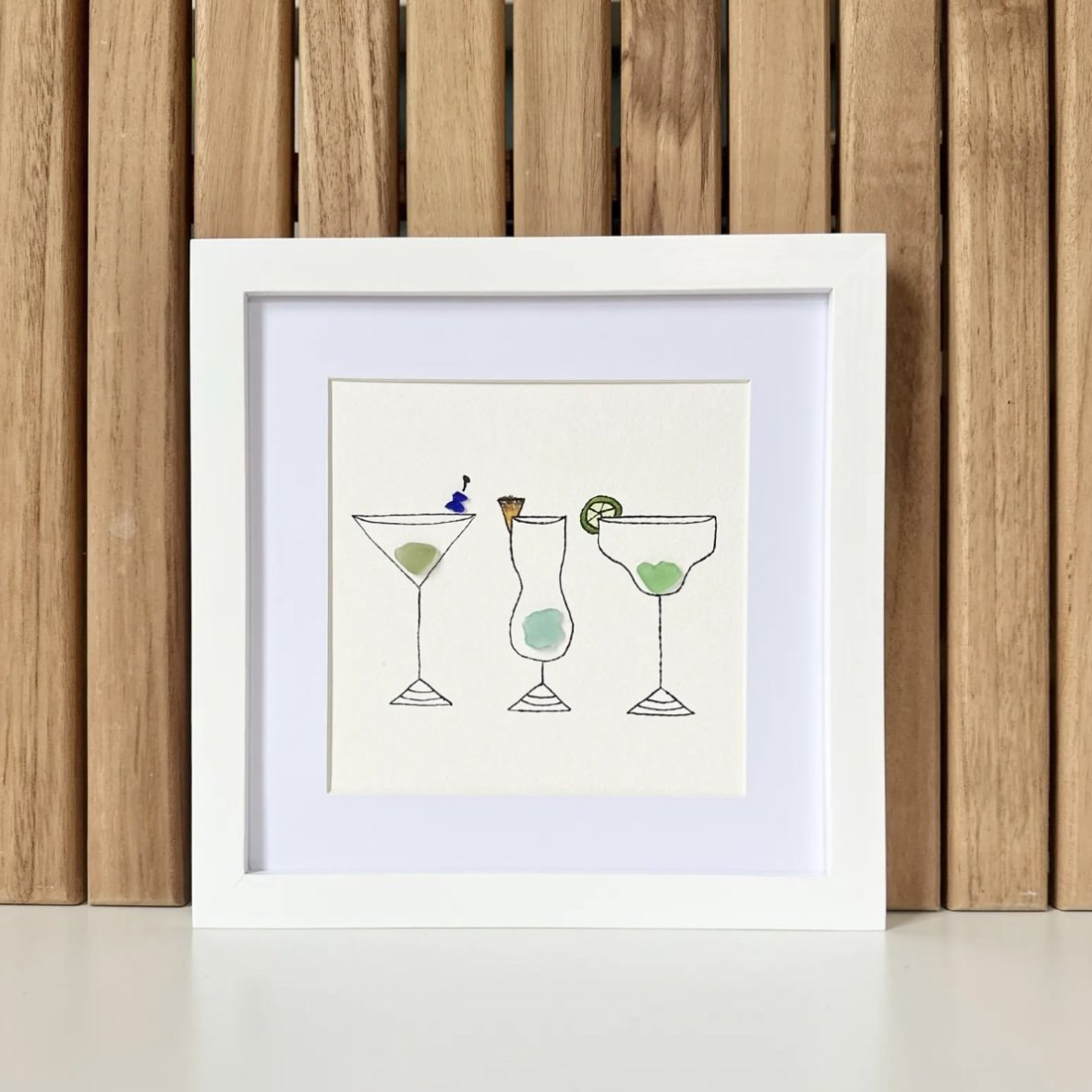 Sips & Sea Glass Art 🥂🖼️ (21+)