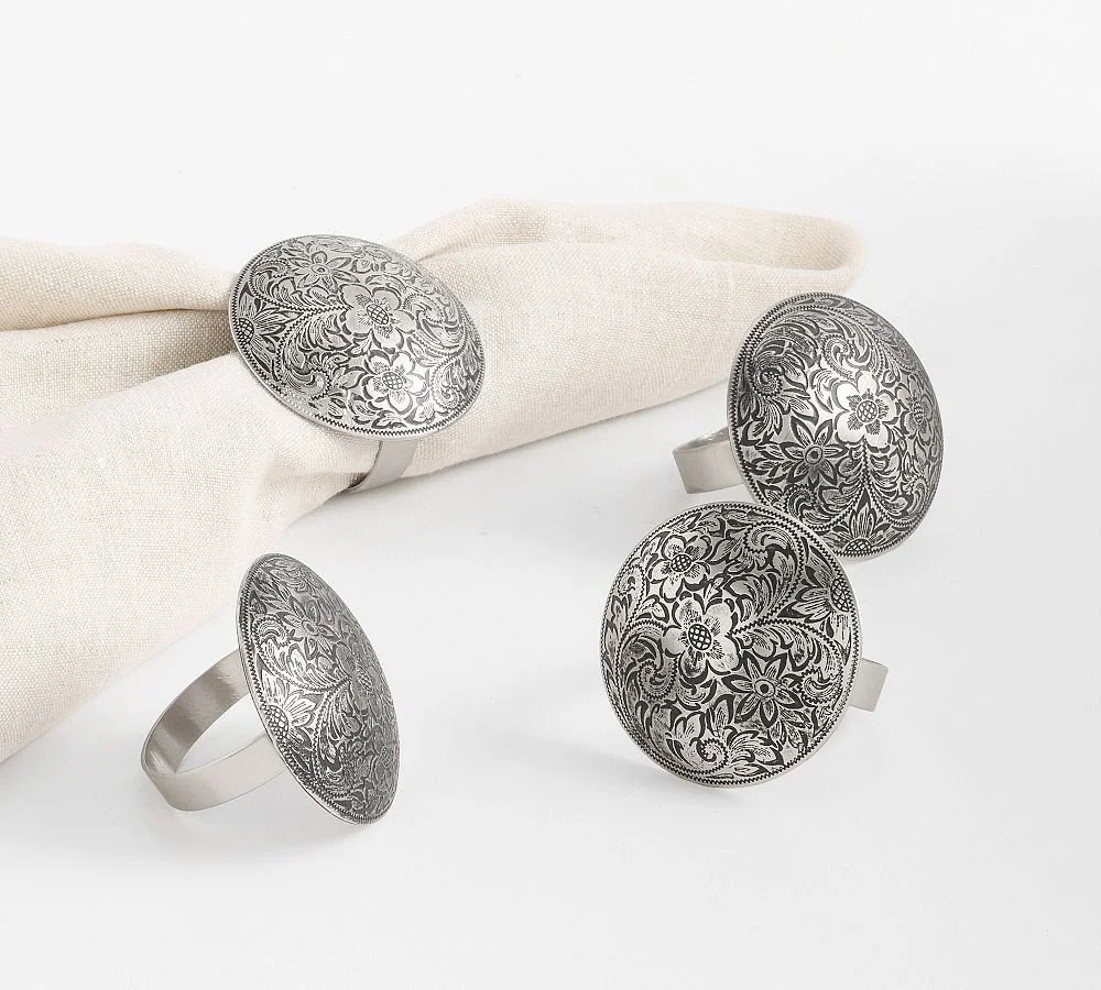 Madison Etched Napkin Ring: 200, $3.00 per day