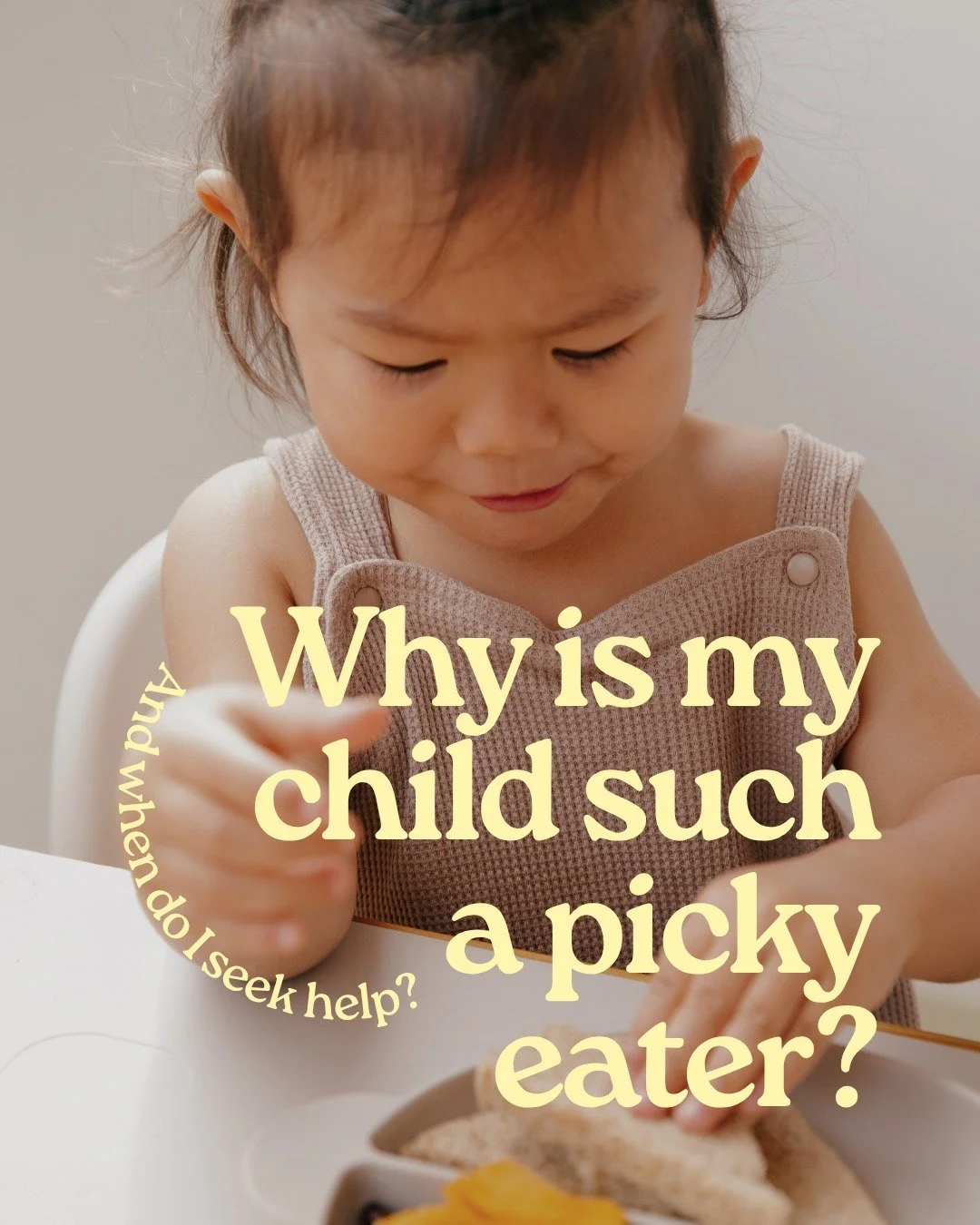 Why is my child such a picky eater? 🍽️ Although it's the easy answer, it's rarely just about the food!

As a speech therapist trained in the SOS Approach, myofunctional therapy, and JASPER, I look at three things:

✨ Is it sensory? (the food's look,