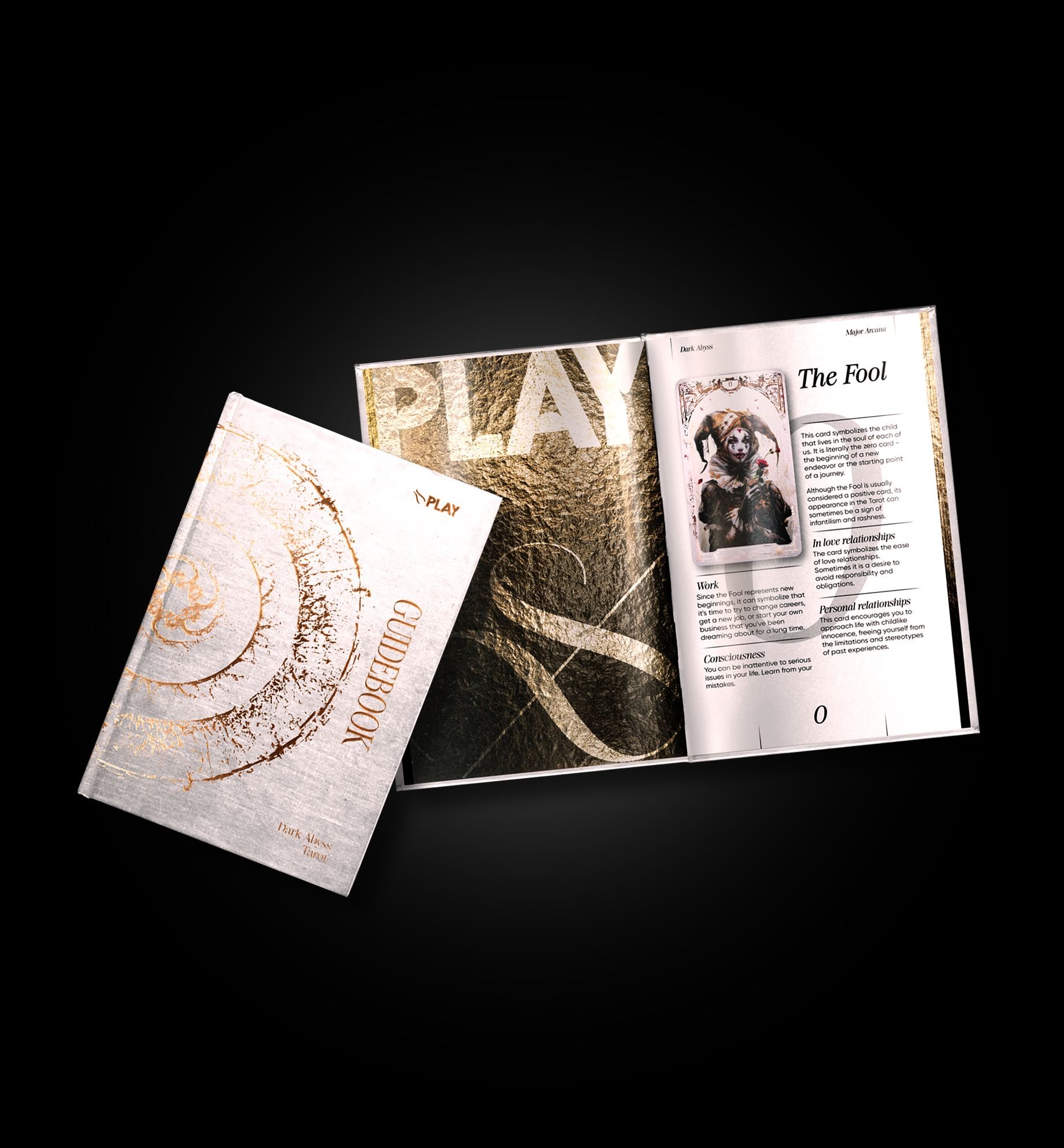 White Printed Guidebook