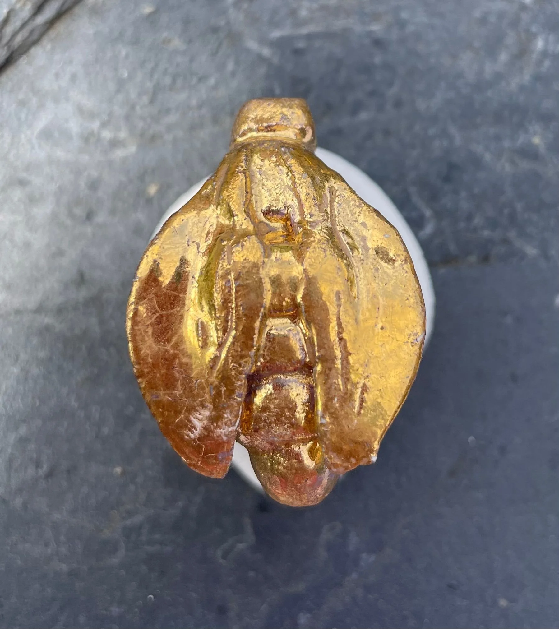 Gold lustre bee