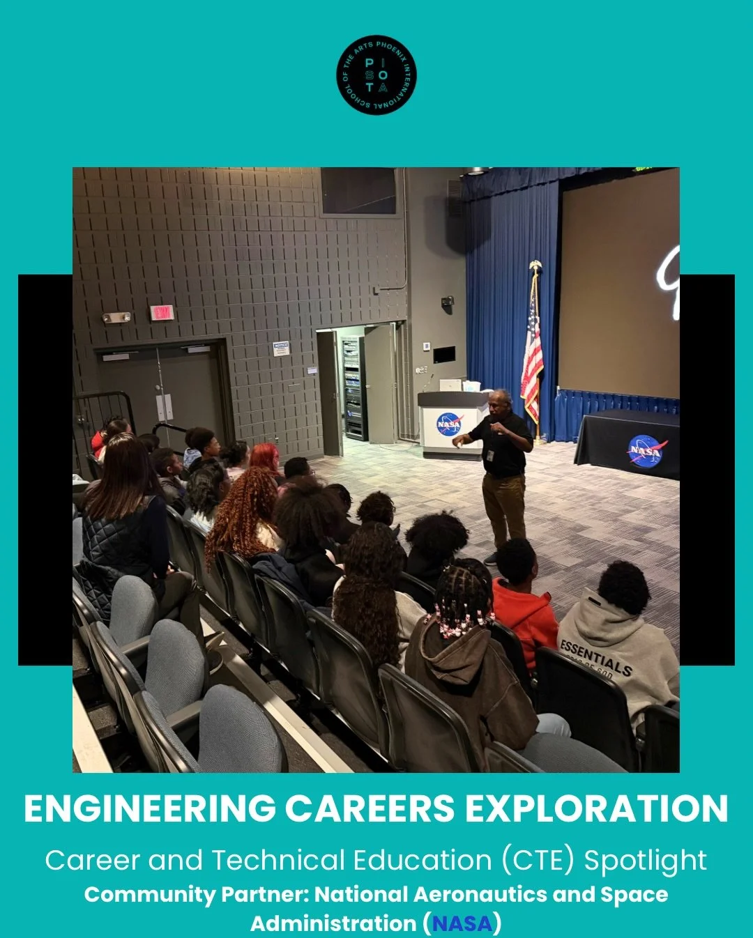 🔭🔬🌍Full #STEAM ahead!

Through the RIASEC Test, these scholars learned that they have a keen interest in engineering, astrophysics, and the sciences. 

🌌🪐Our Career Coach, Mrs. Blakeley, organized a field trip to @nasa Goddard Space Center for a