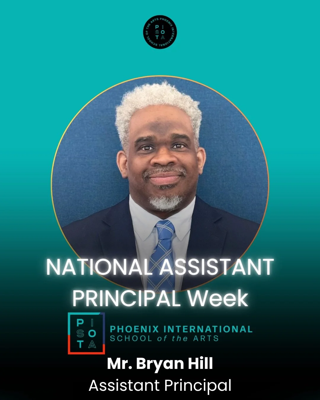 🔥 Happy National Assistant Principal Week to the one and only Mr. Bryan L. Hill! 🎨✨

Mr. Hill brings over 20 years of arts education expertise, a Mayor&rsquo;s Art Award, and an unmatched passion for our scholars to PISOTA every single day. He lead
