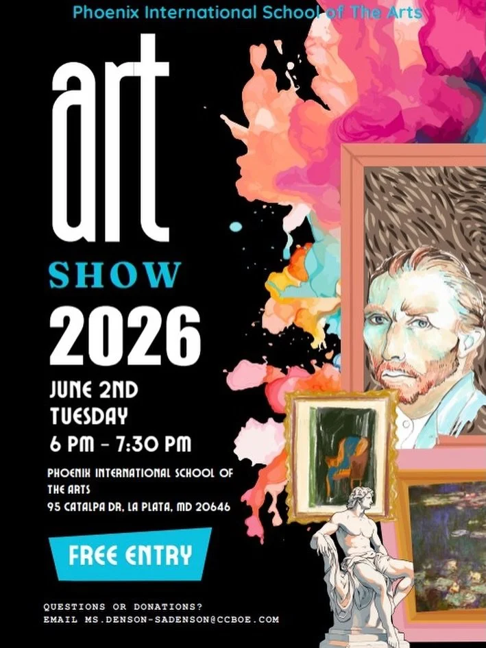 🎨🧑🏾&zwj;🎨🫟See you tonight at @pisota_ccps&lsquo; Visual Art Showcase! Check out the pieces our scholars have been working on this semester.