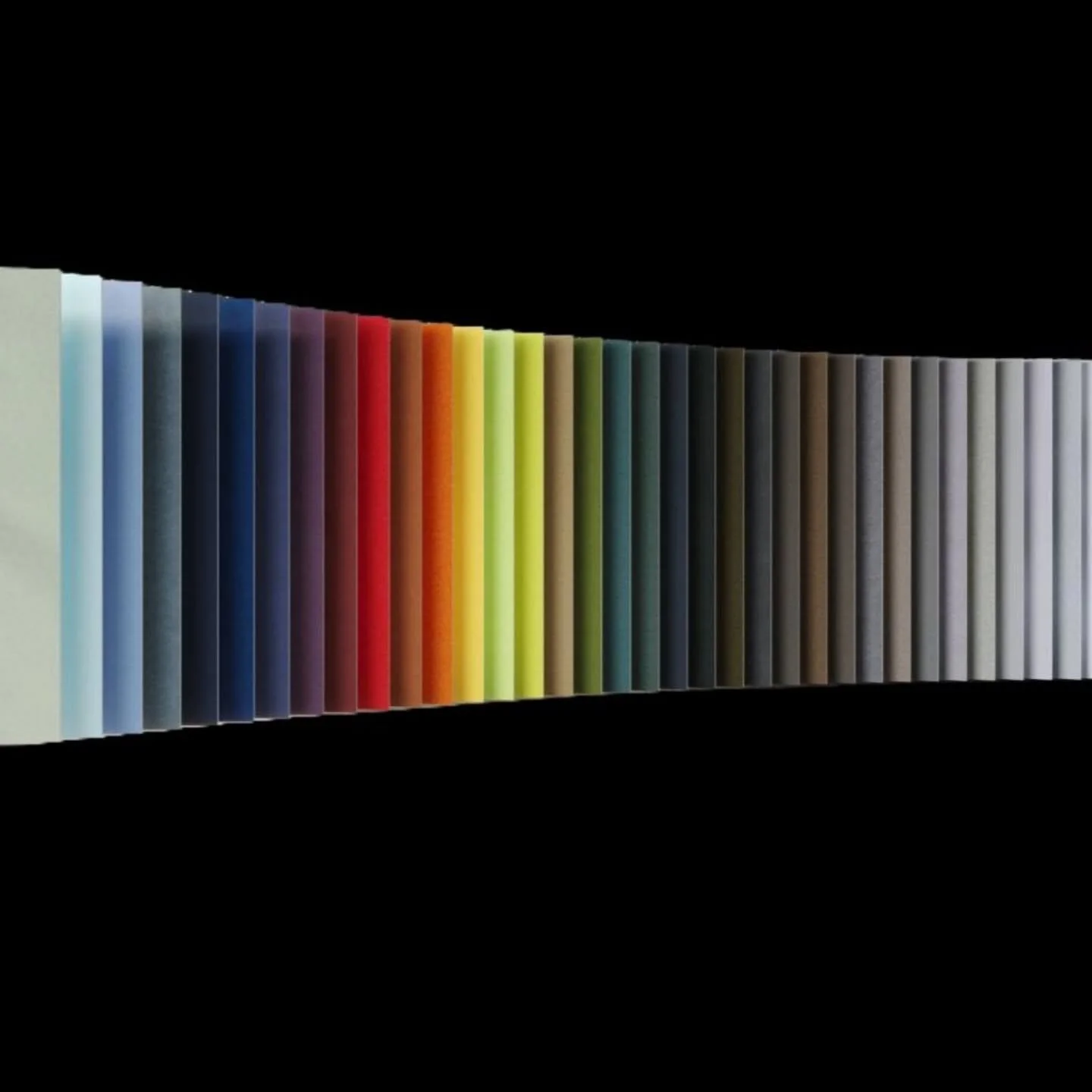 Instyle Ecoustic Acoustic products have a range of 38 colours, with a broad coverage of everything from understated neutrals to bold splashes of primary &amp; secondary colours. What stands along though - is the commitment to quality &amp; consistenc