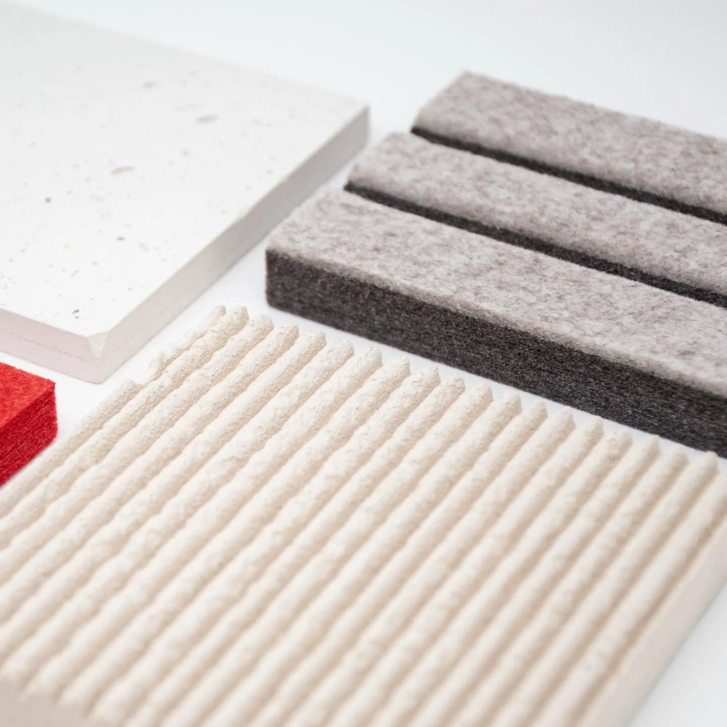 Happy Monday with a minimal mood board with MAXIMUM VIBE! @stonini_panels classic Pitted Concrete in a Custom WHITE, @instyle_au 's DUO OATMEAL ON TRUFFLE &lt;3 Which looks way better than it sounds), Stonini ISSEY in Ivory &amp; last but not least a