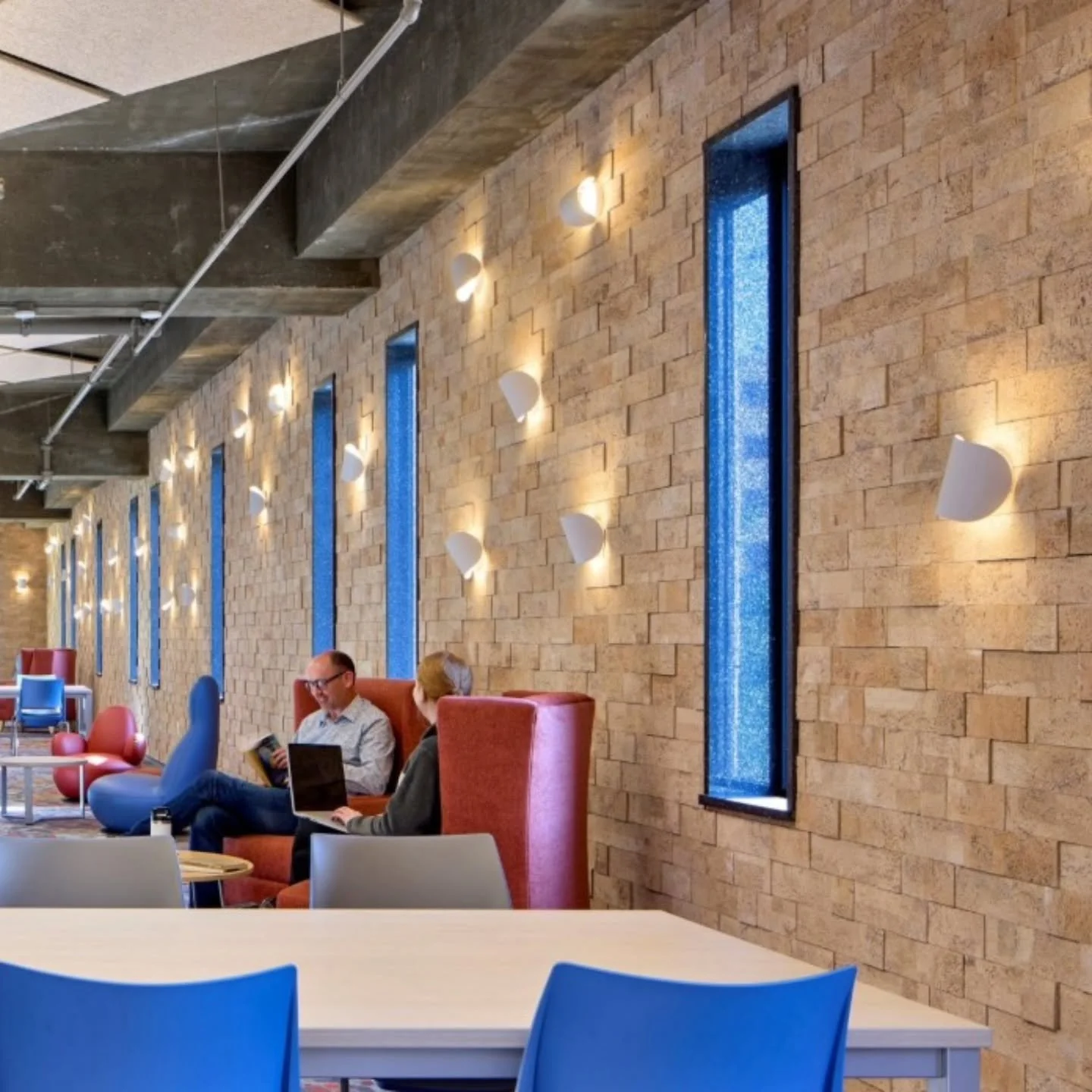 Happy Monday!  Imagine a world where there's a super-durable sustainable material that is pinnable, has thermal &amp; acoustic properties &amp; creates a relaxed mood?....IMAGINE NO MORE!  Cork Bricks 3D is such a product &amp; BAGS is the place to s