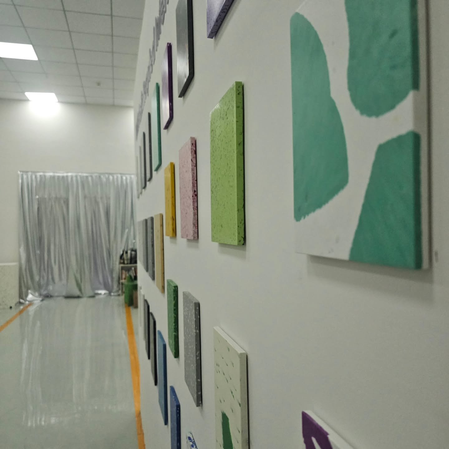 RePlasterial Panels can be virtually any colour - but there's a wide range of colours from in the standard range as you can see in this picture. We recently visited their factory in Anji &amp; also their  showroom in Shanghai.  Visit our feed regular