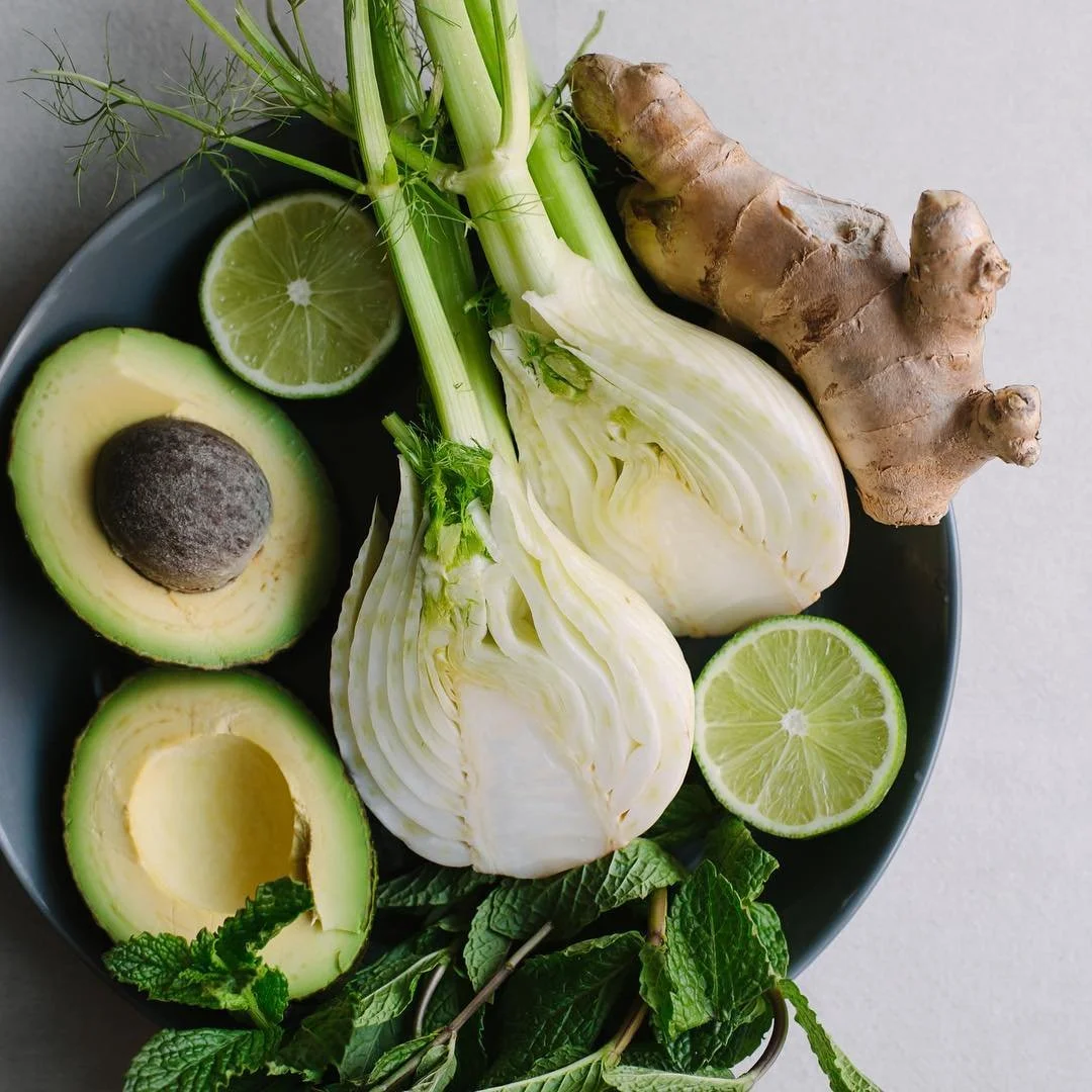 Fennel Oil.
.
Used as a digestive stimulant in whole-herb form, the essential oil retains some of the soothing components for the gut as an anti-spasmodic, likely connected to the estragole content. .

Aromatherapy and diluted topical are very popula