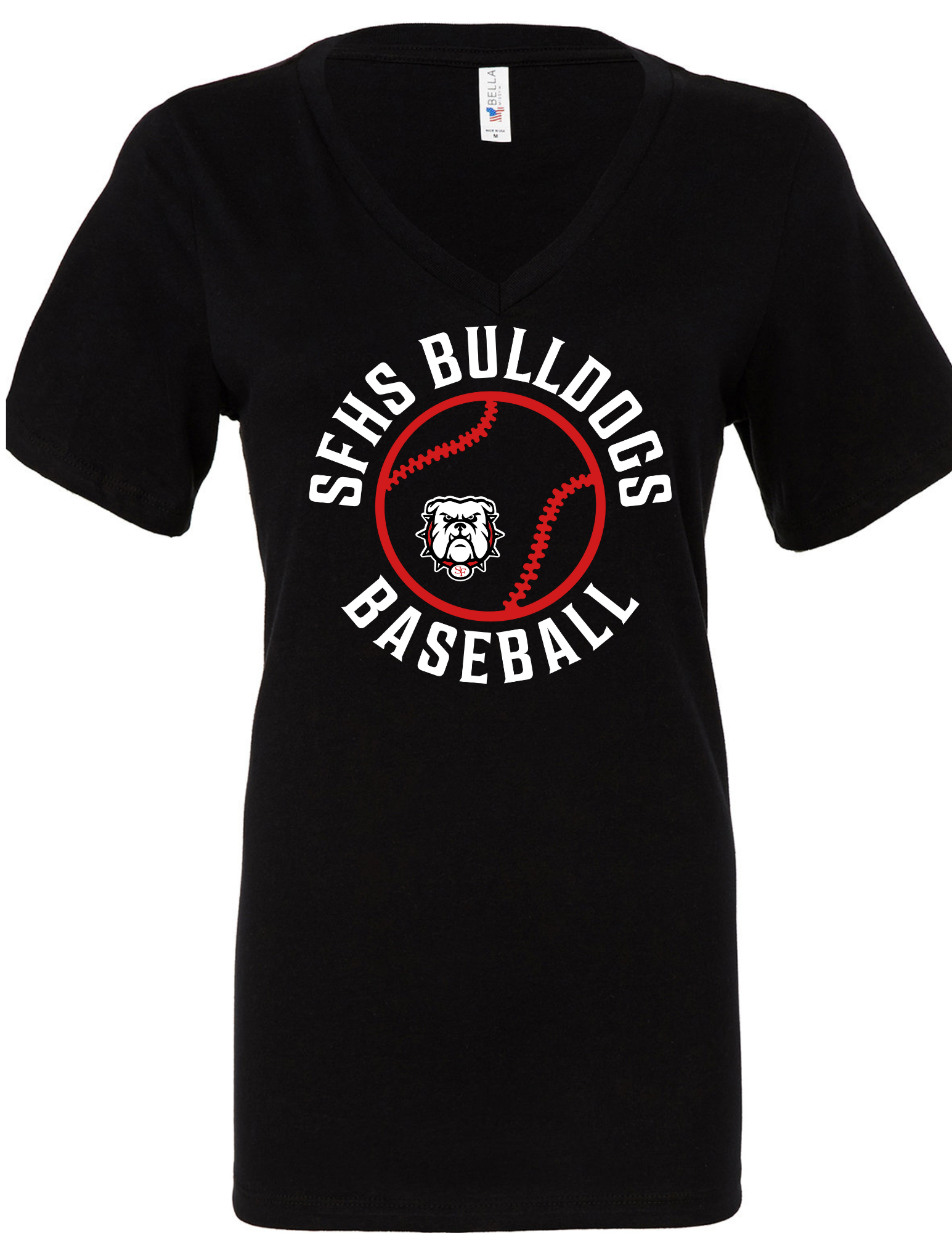SFBULLDOGS BASEBALL BLACK V NECK.png