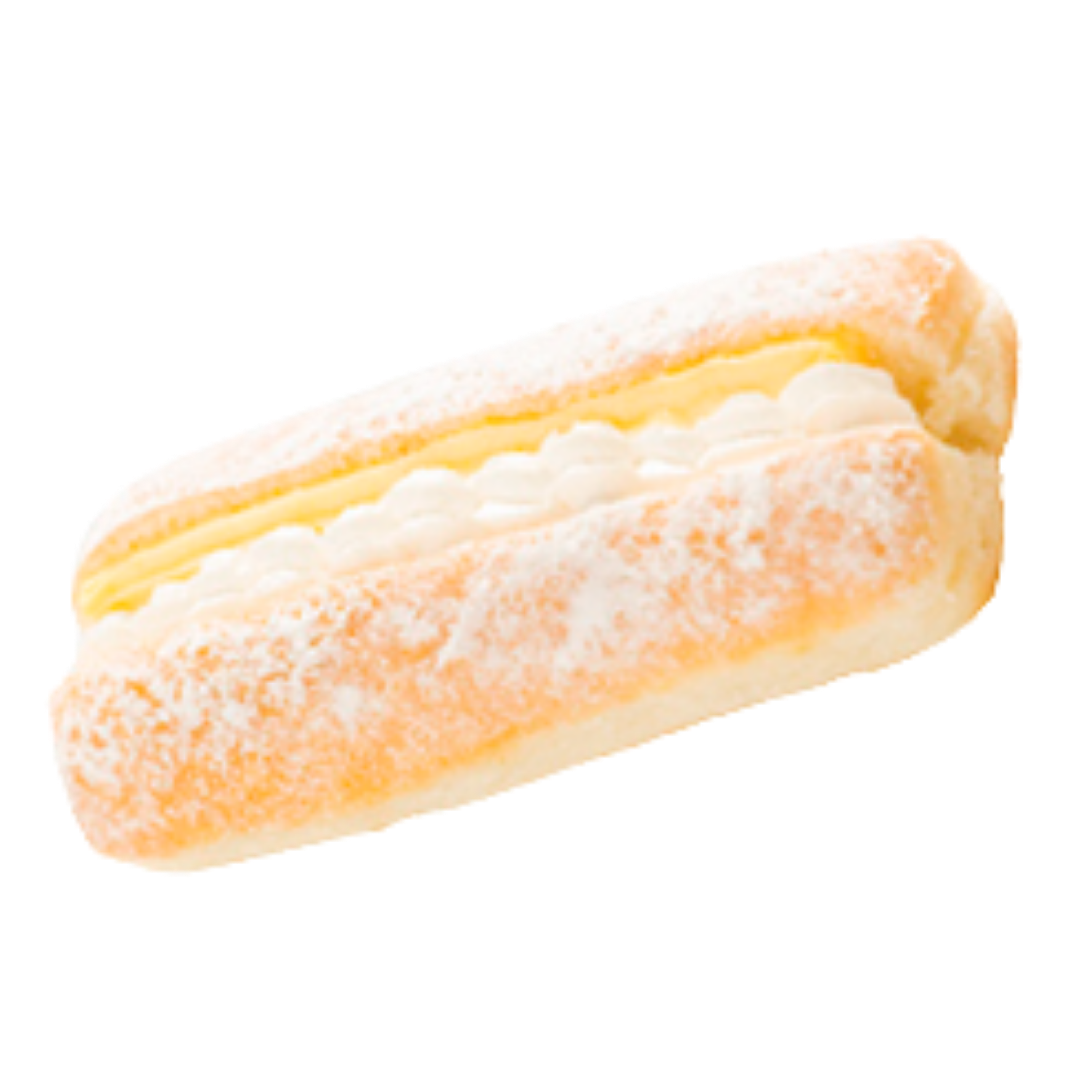 Dusted Custard & Cream Éclair