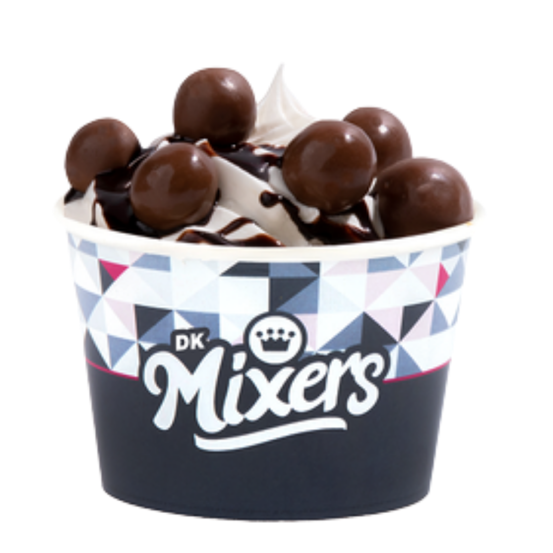 Mixer with Choc Malt Balls