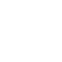 White crown icon inside a circle on a black background