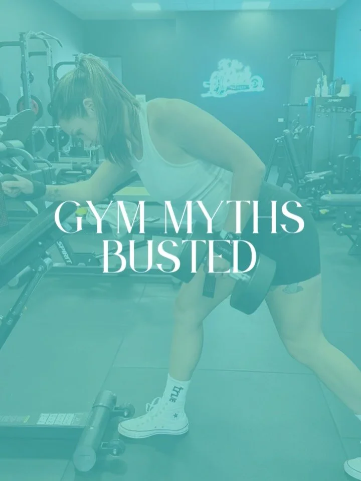 🚫💪 GYM MYTHS. BUSTED. 💥

❌ You need to train 7 days a week to see results
❌ You can train a specific area for fat loss
❌ Cardio is the only way to lose weight
❌ Carbs make you fat
❌ Weights make you bulky

It&rsquo;s time to ditch the old-school f