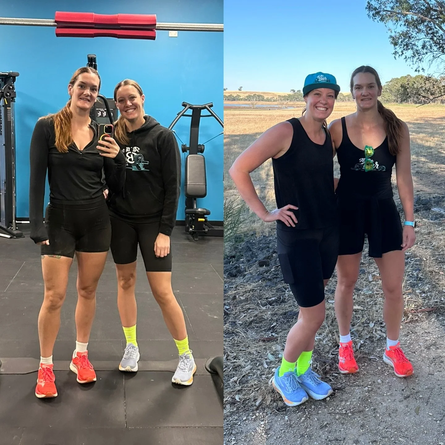 Proximity is power 💪

The transition of us two over the last 12 months:

Start of 2025:
I was a big advocate for strength and all its benefits- minimum required cardio fitness was completed 😂
Tess came in loving running but lifting weights was &ldq