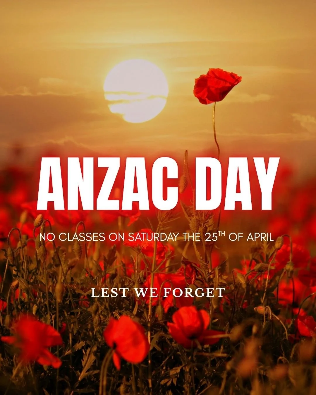 There will be no pilates or stretch and flow class on Saturday the 25th of April. The 24/7 gym will be open as usual for members.