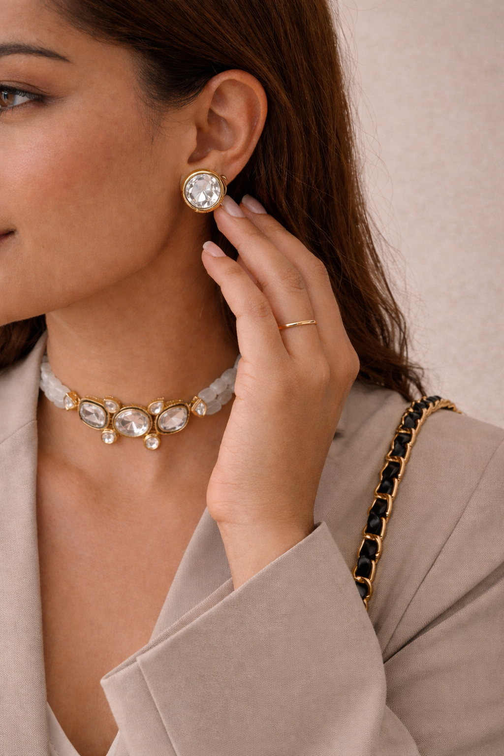 Stone Kundan Choker Set Combined.png