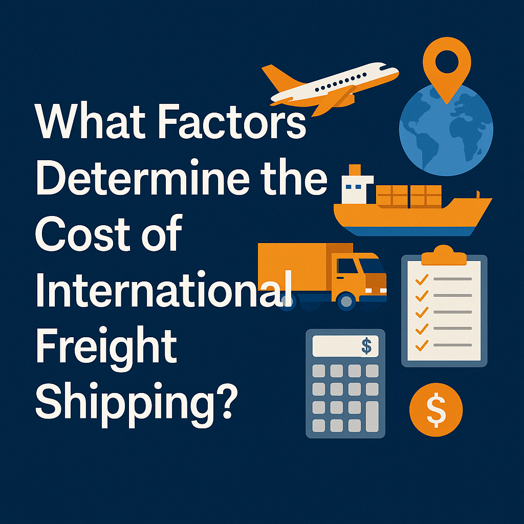 What Factors Determine the Cost of International Freight Shipping?
