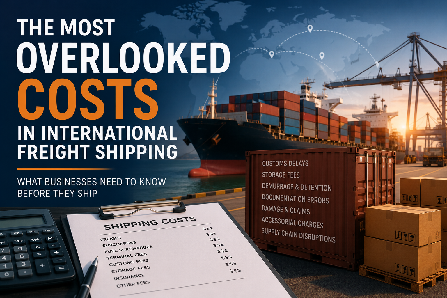 The Most Overlooked Costs in International Freight Shipping