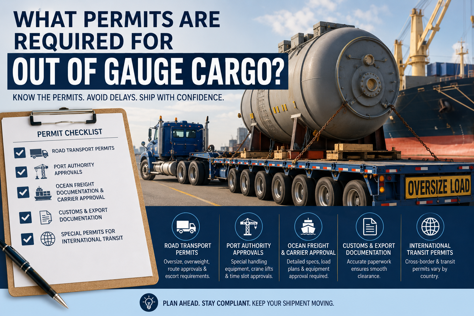 What Permits Are Required for Out of Gauge Cargo?