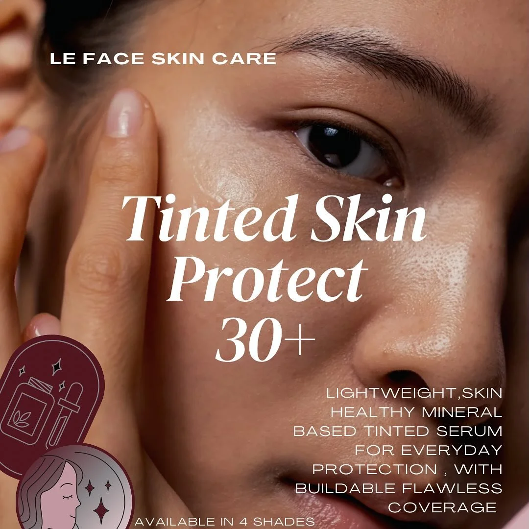 Client favourite product 🤍🤍🤍

TINTED SKIN PROTECT 30+ 

A tinted day serum that creates the most flawless even tinted veil over the skin. This product is a serum, tint and sun inhibitor in one. the actives of Hylaronic, B3  antioxidants &amp; bota