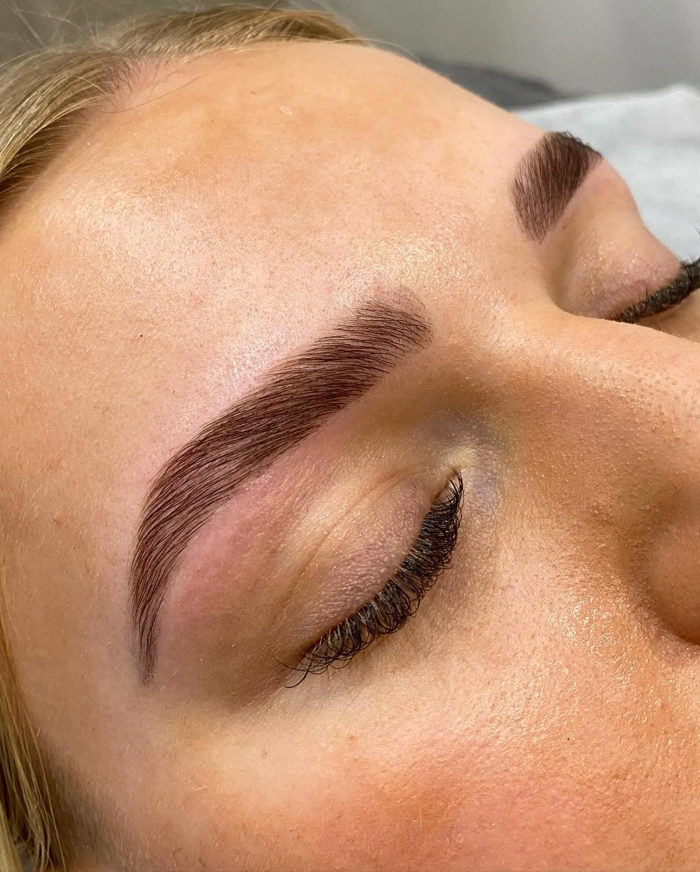 Brow lamination, Wax and Dye  for this beauty 😍🍓