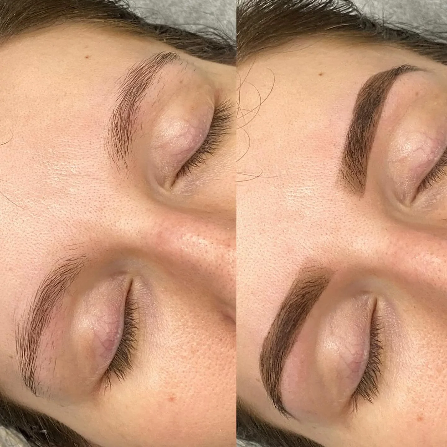 Brow Wax, Shape and Dye 
Lasts on the skin and hair double the amount of time then a traditional tint.